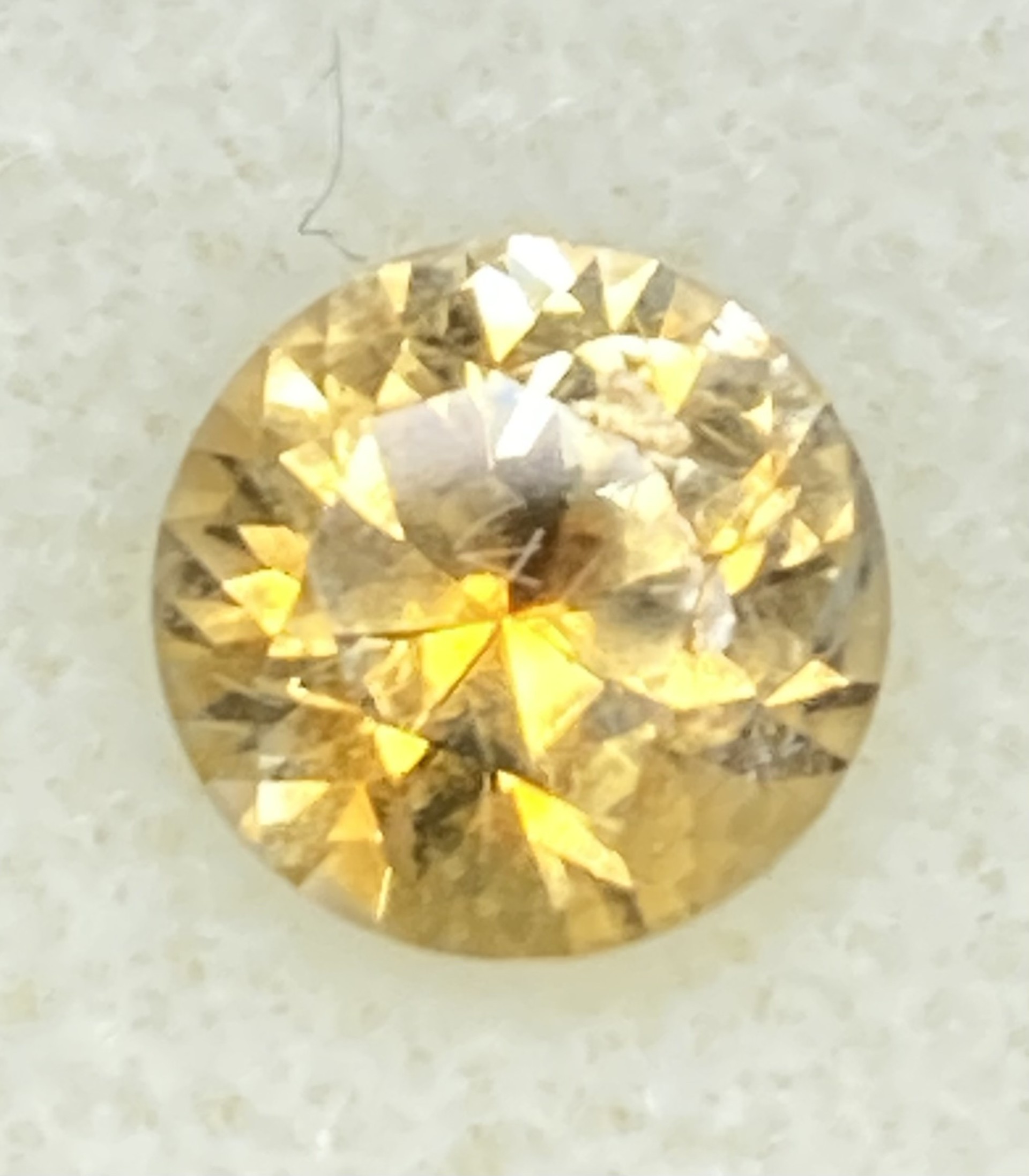Sapphire Natural - Golden Orange