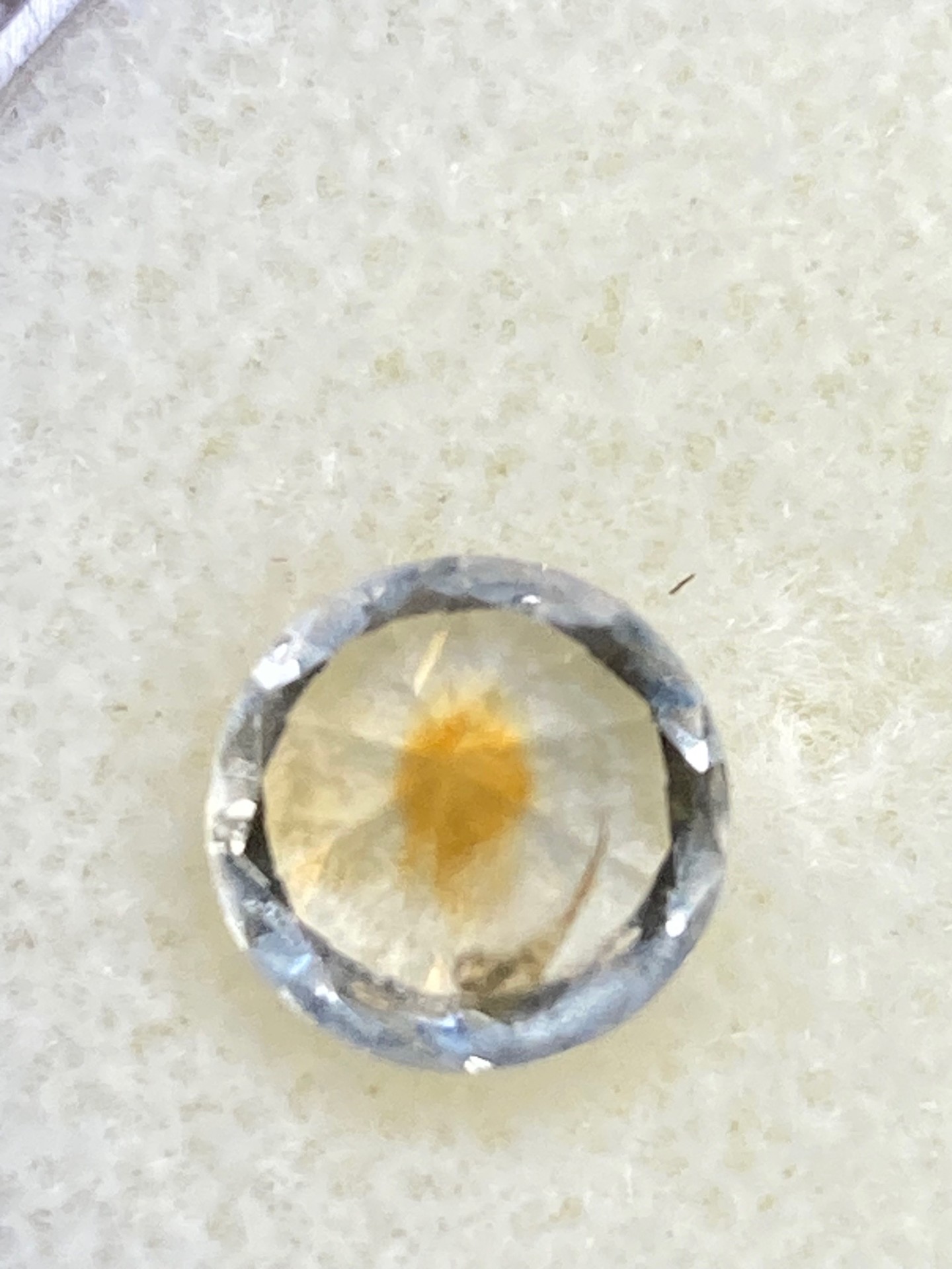 Sapphire Natural - Golden Orange