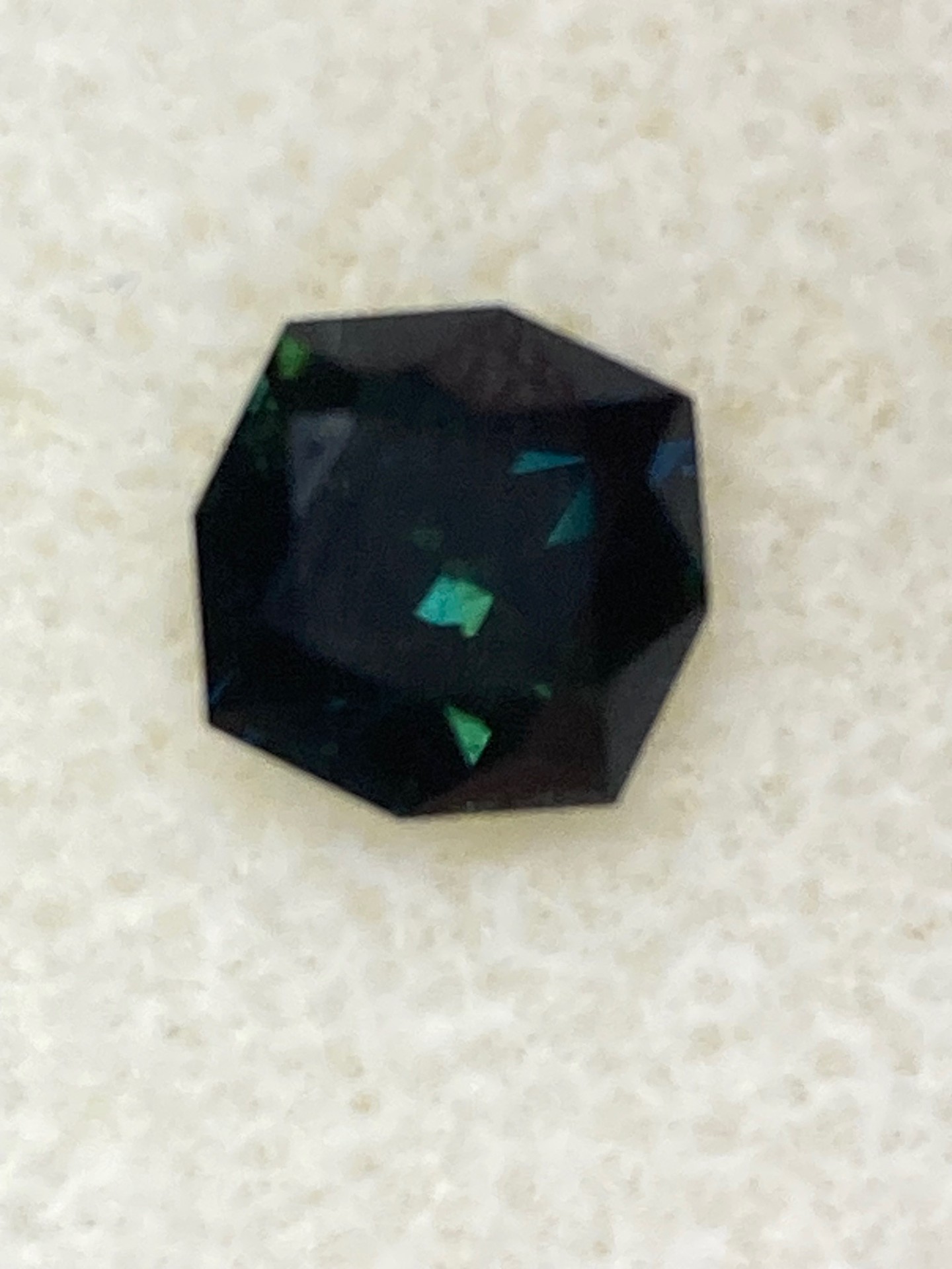 Sapphire Natural - Deep Green