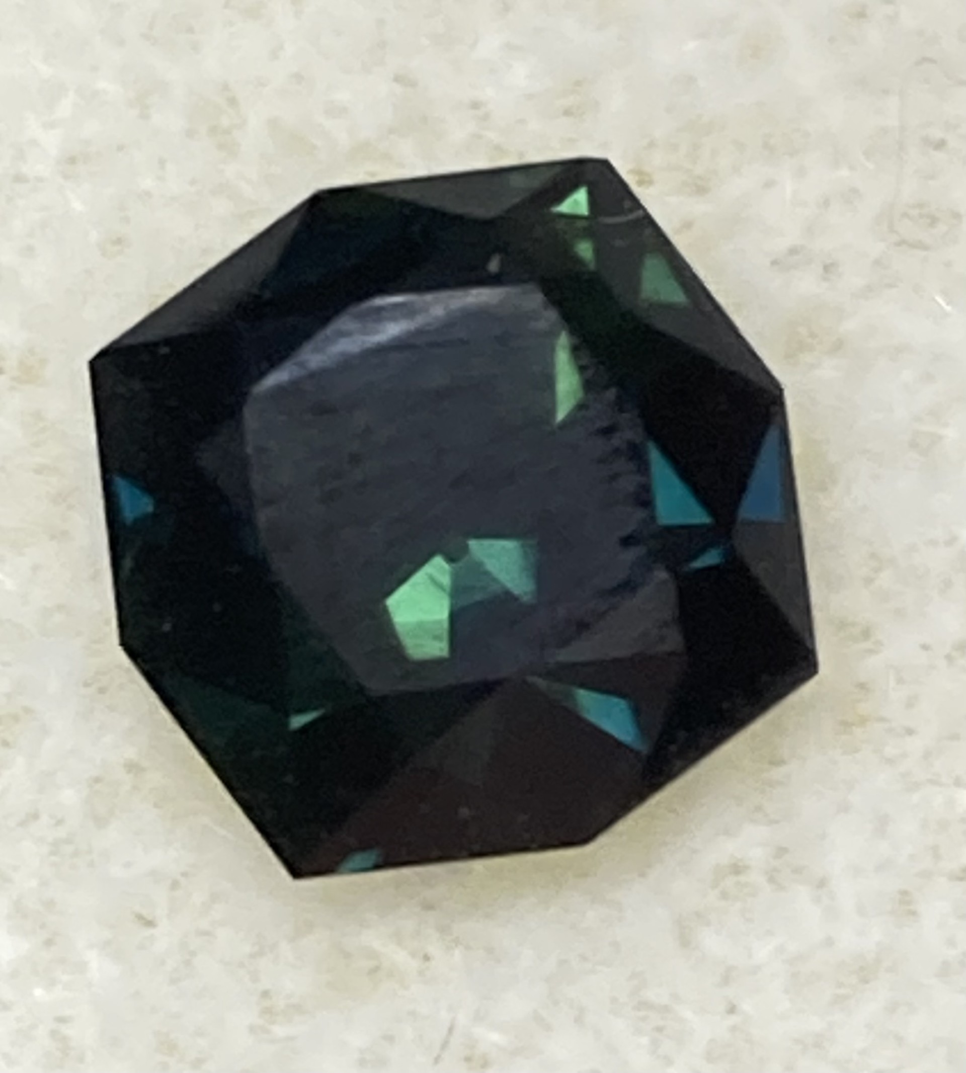 Sapphire Natural - Deep Green