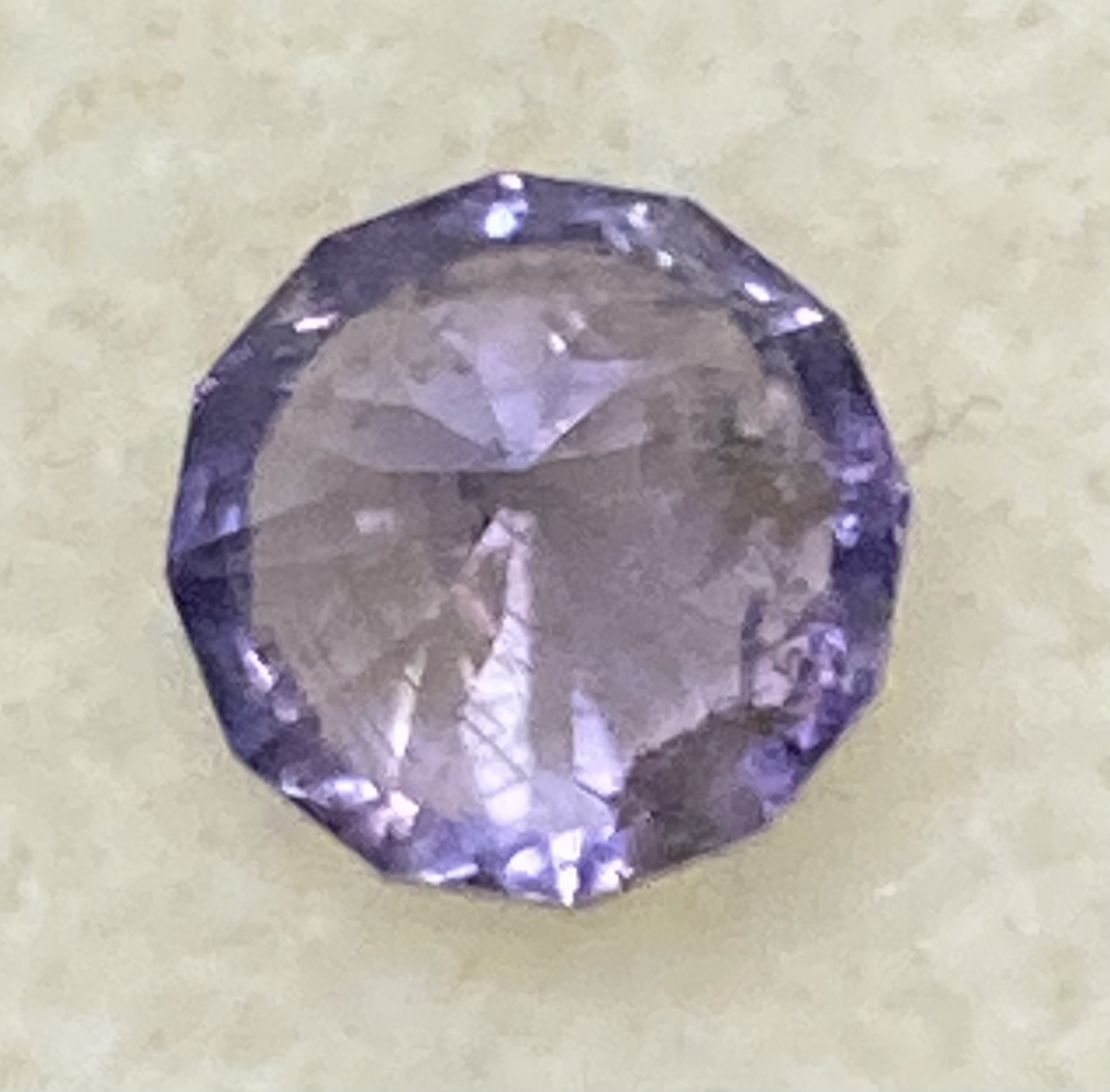 Sapphire Natural Pastel Pink with a tone of Mauve