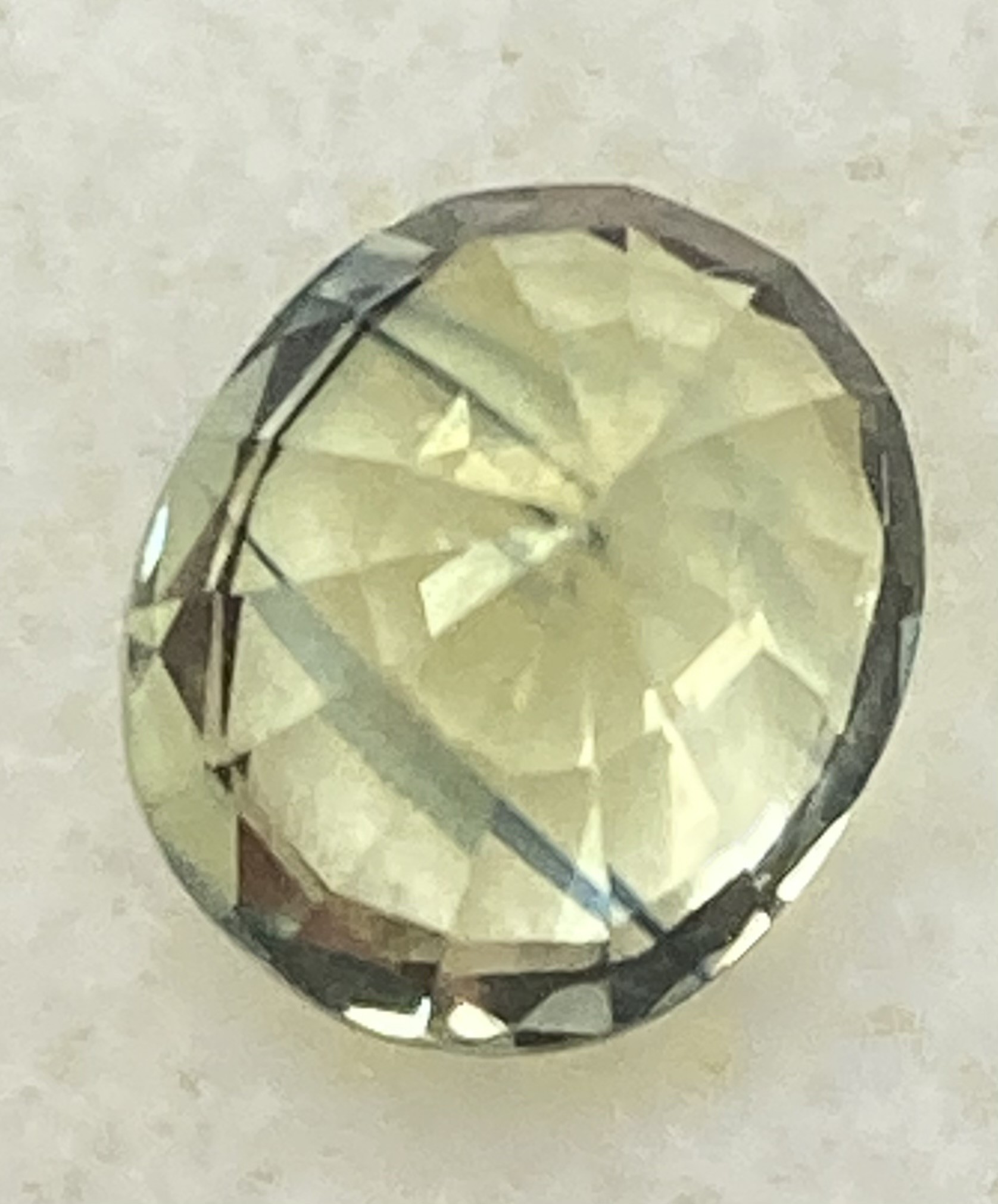 Sapphire Natural  Yellow-Green