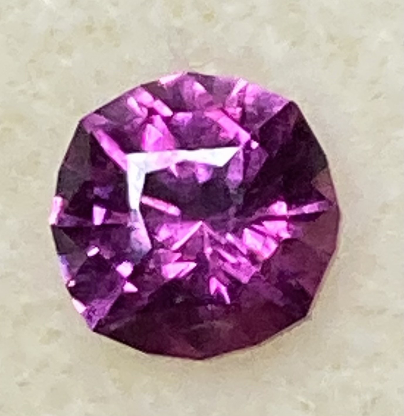 Natural Ruby -red  (stone looks redder then photos 