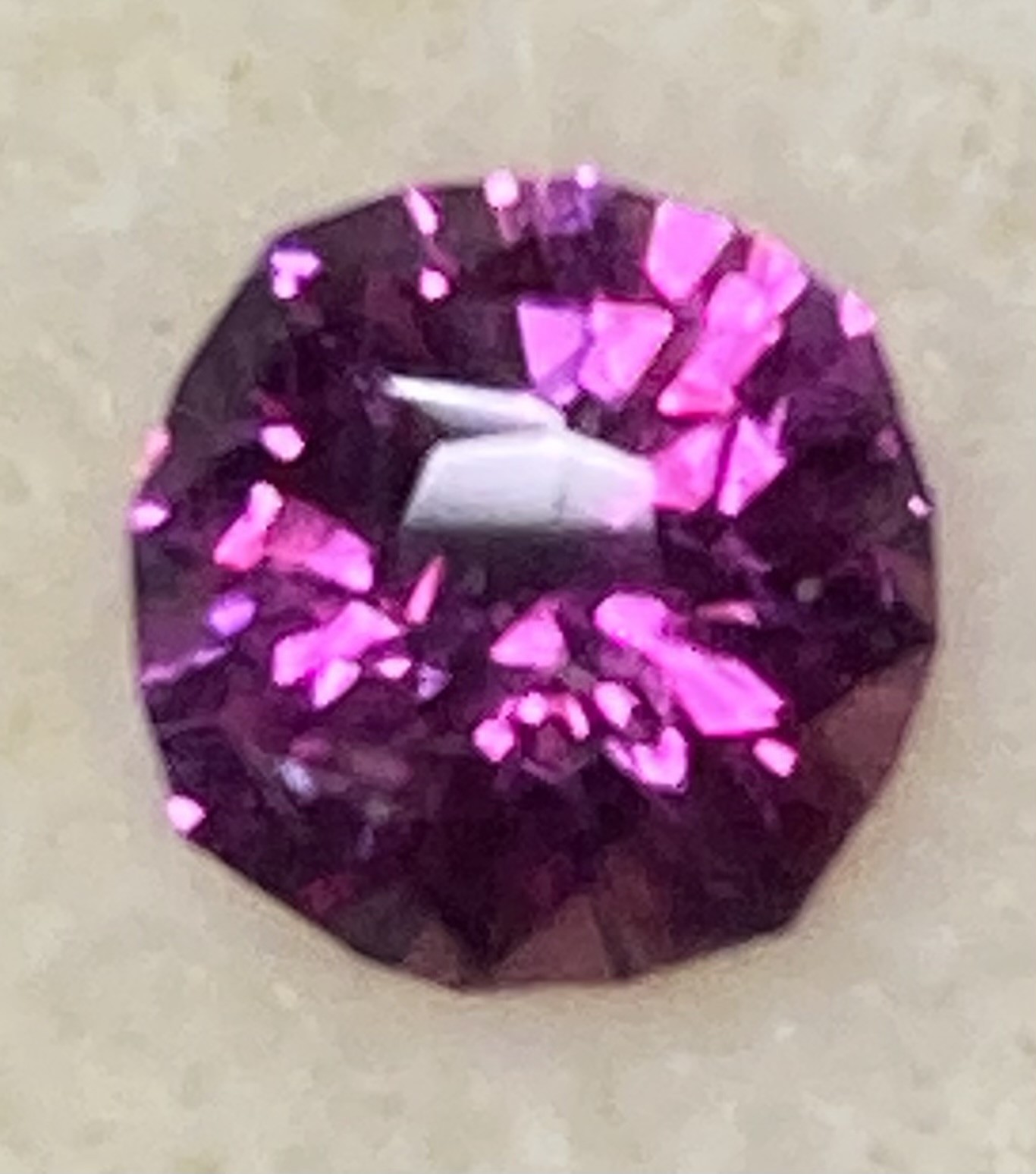 Natural Ruby -red  (stone looks redder then photos 