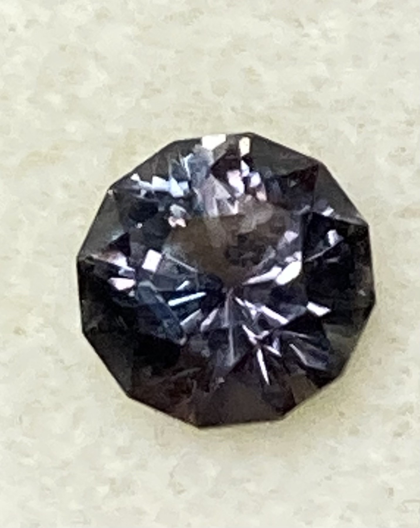 Sapphire Natural (Possibly Alexandrite) Color Change Mauve to Green (see photos)