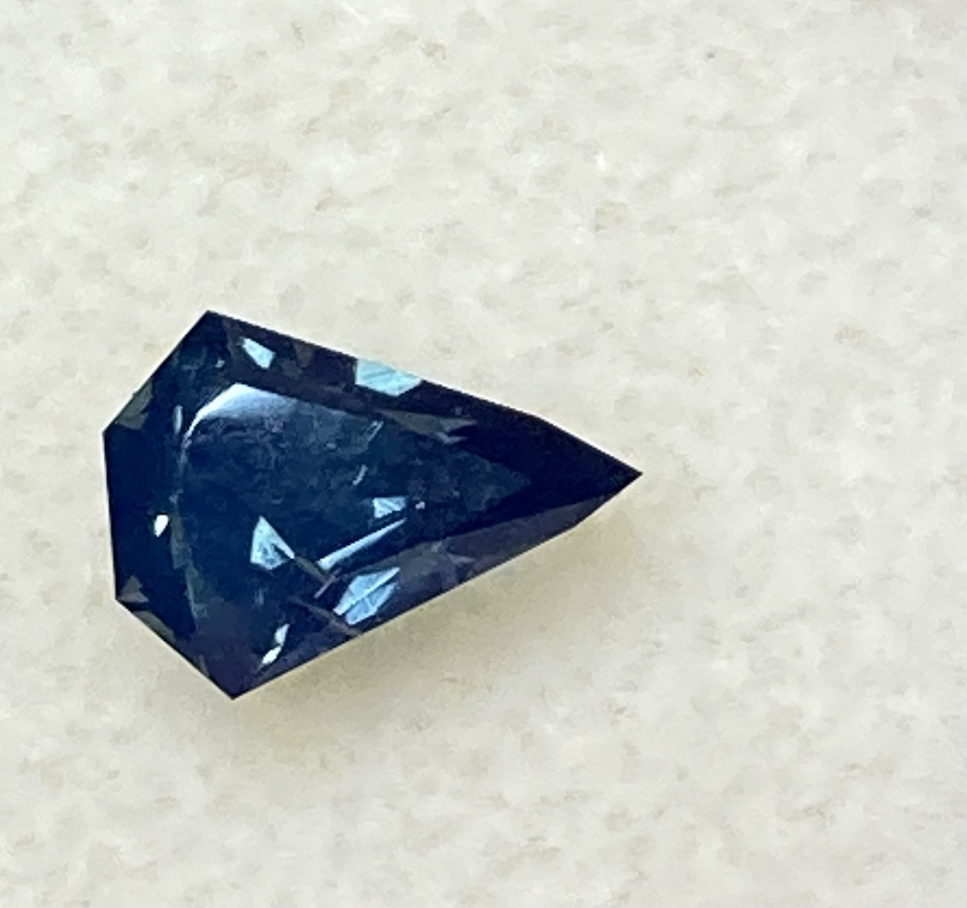 Sapphire Natural Blue (touch of teal flash)