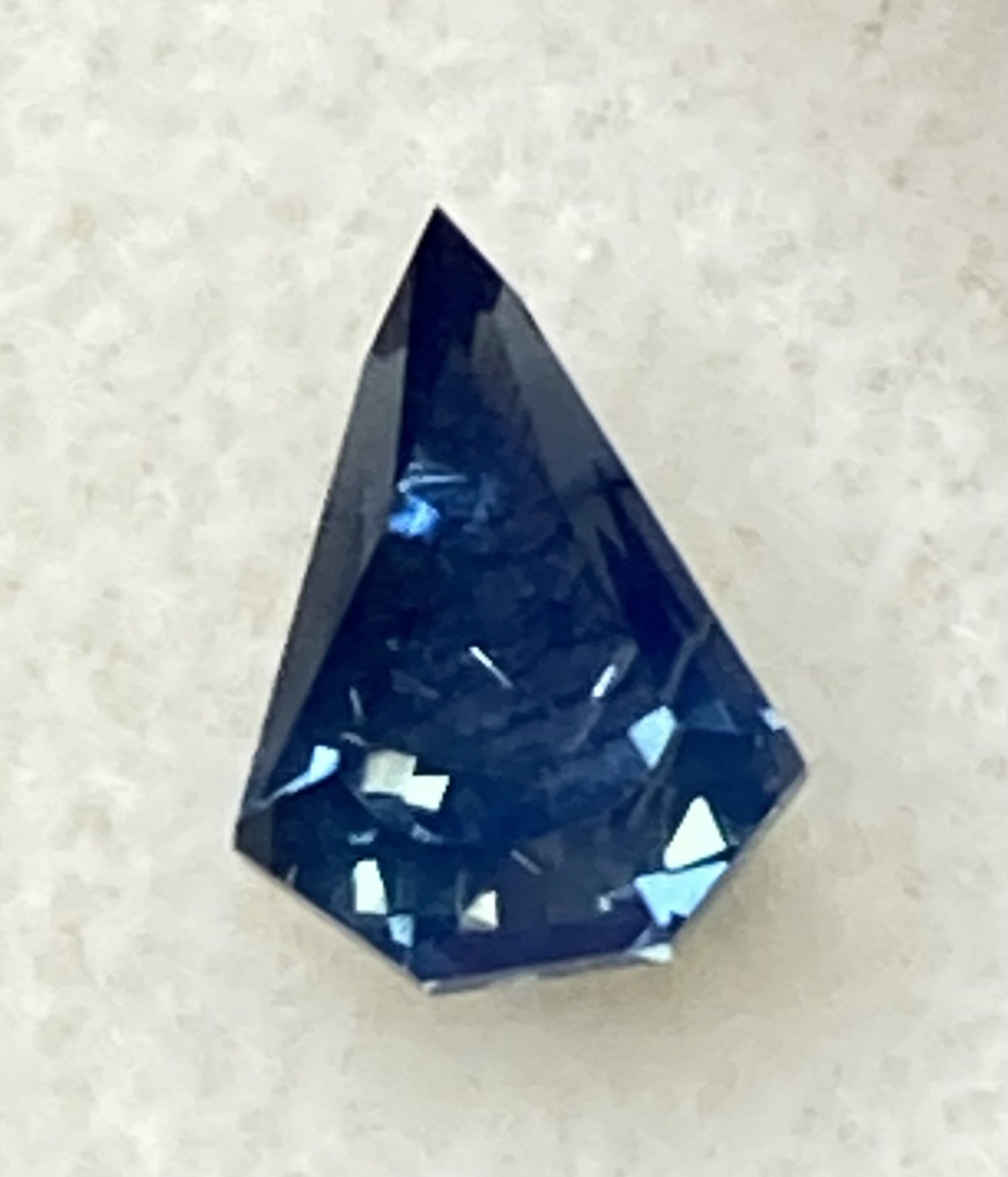 Sapphire Natural Blue (touch of teal flash)