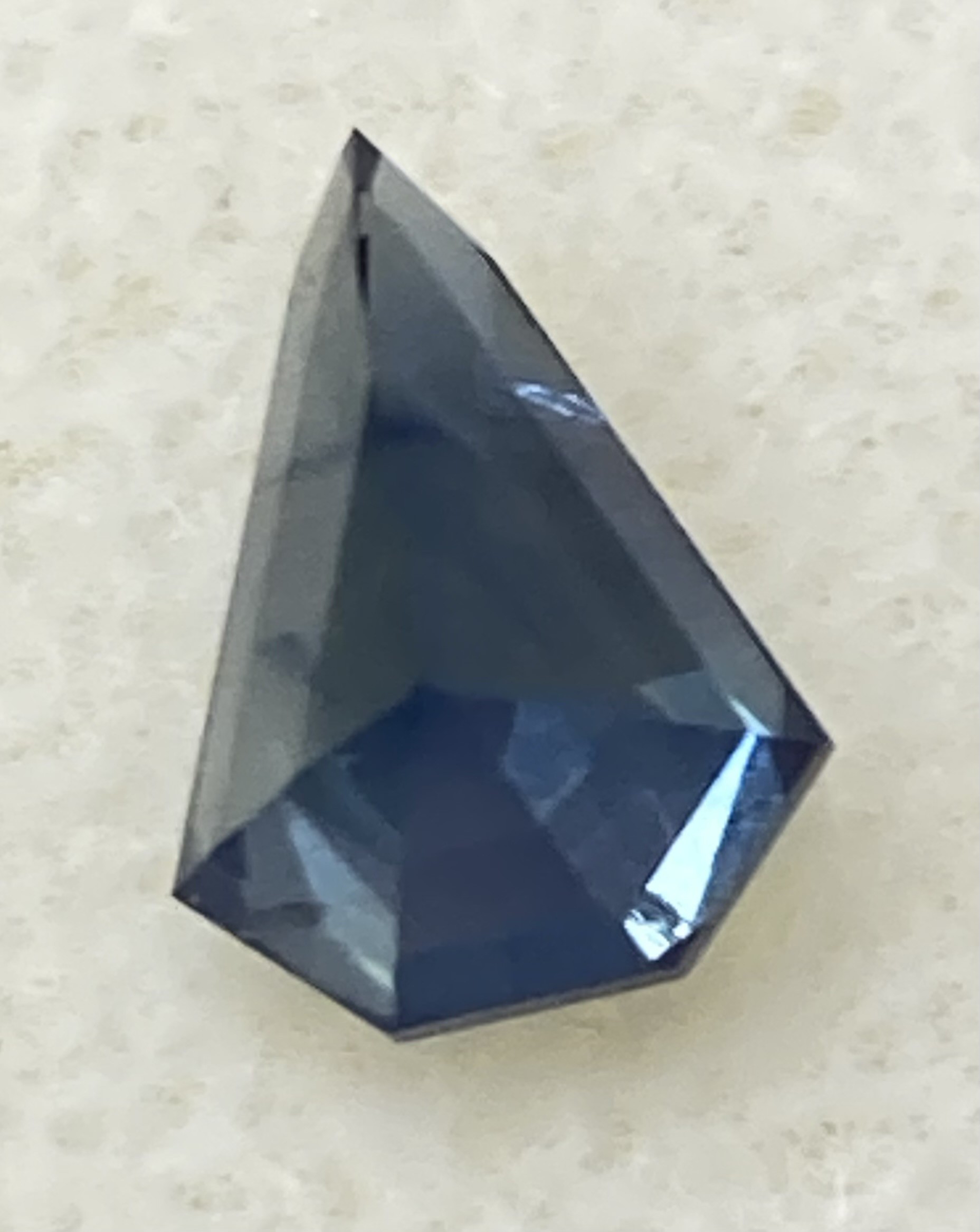 Sapphire Natural Blue (touch of teal flash)