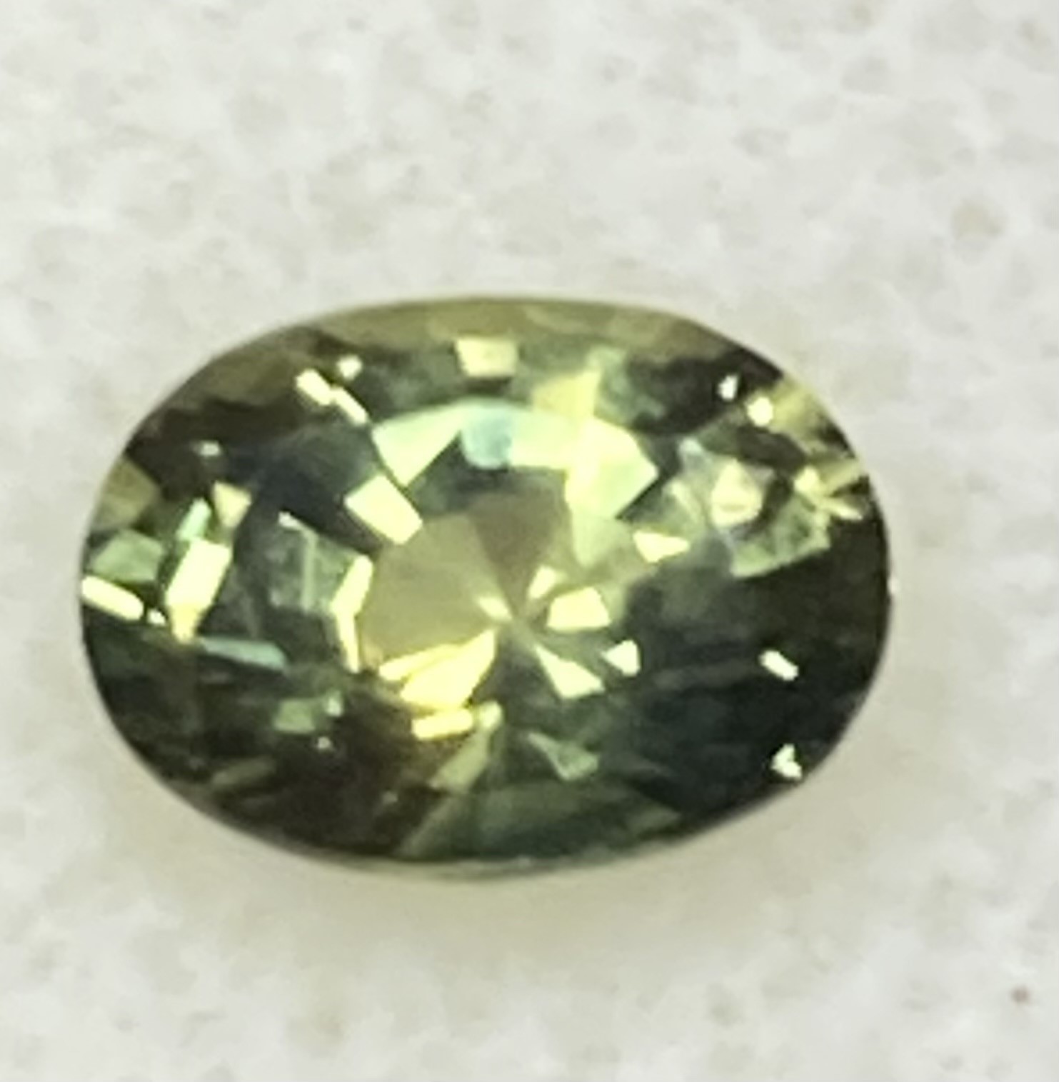 Sapphire - Natural Green-Yellow