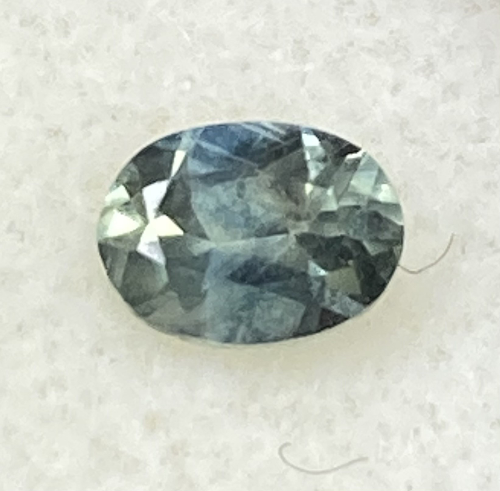 Sapphire - Natural Light Teal with yellow flash 