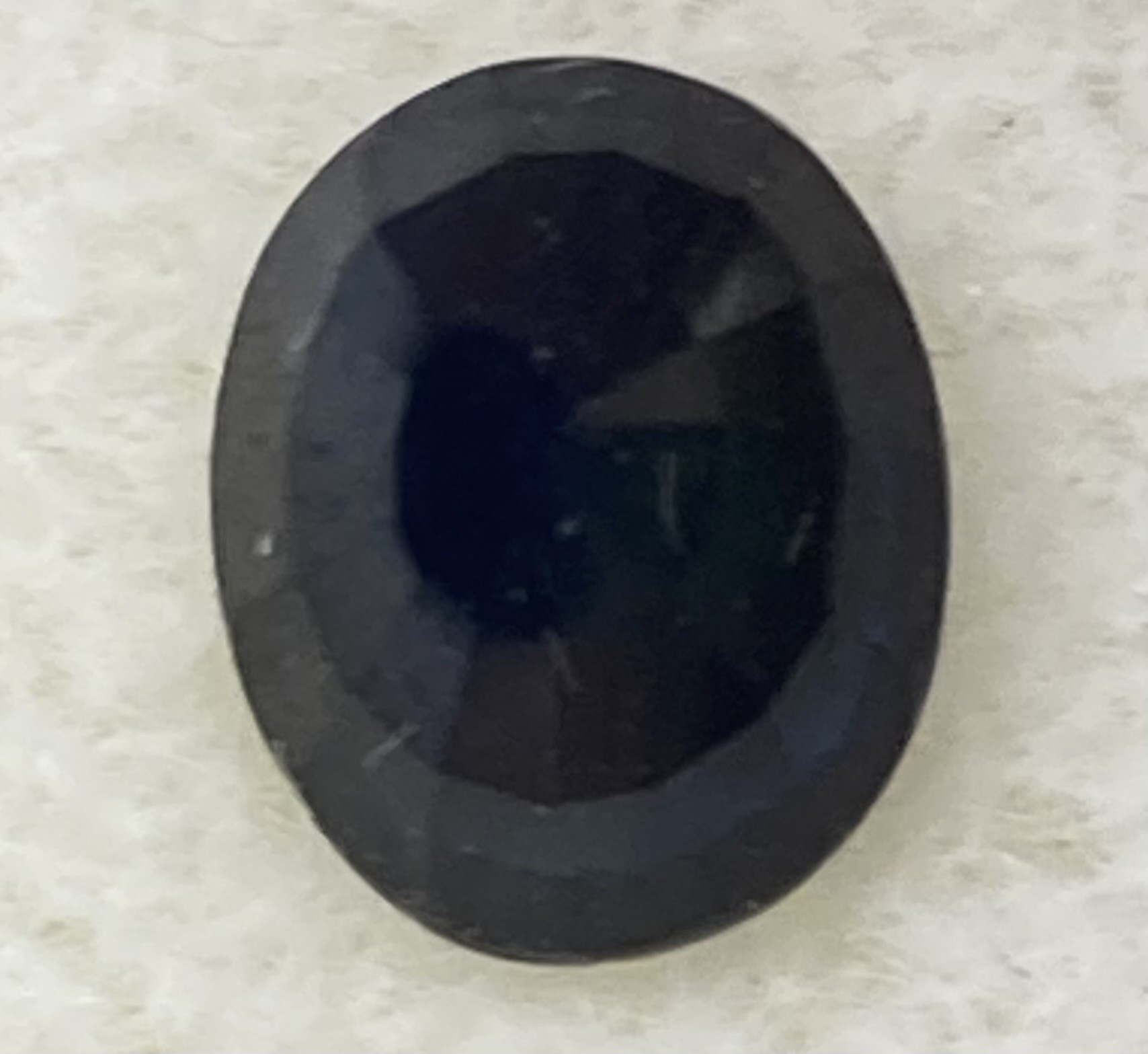 Sapphire - Natural Deep Green - Black