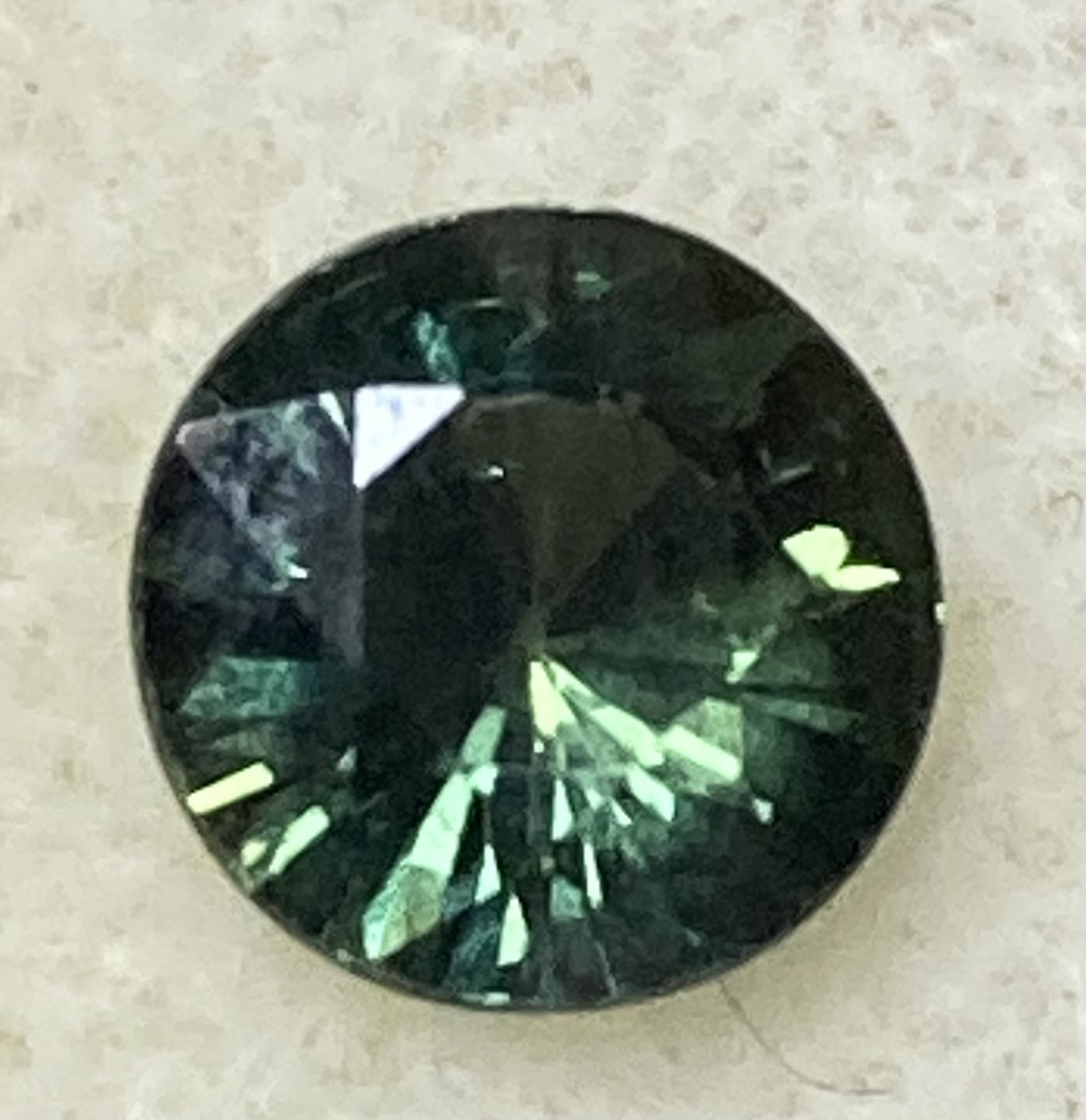 Sapphire - Natural Emerald Green