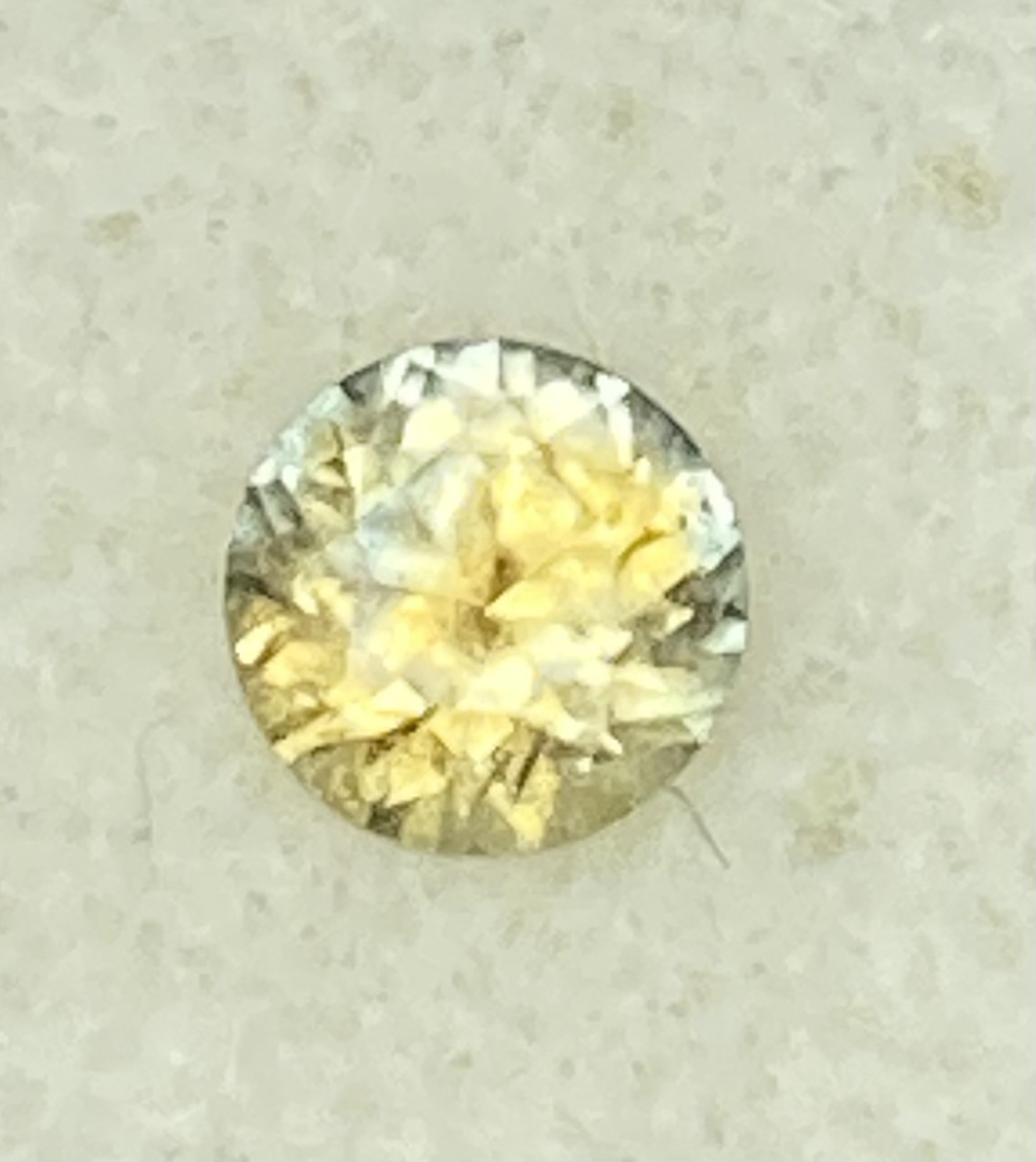 Sapphire - Natural Yellow with green overtones