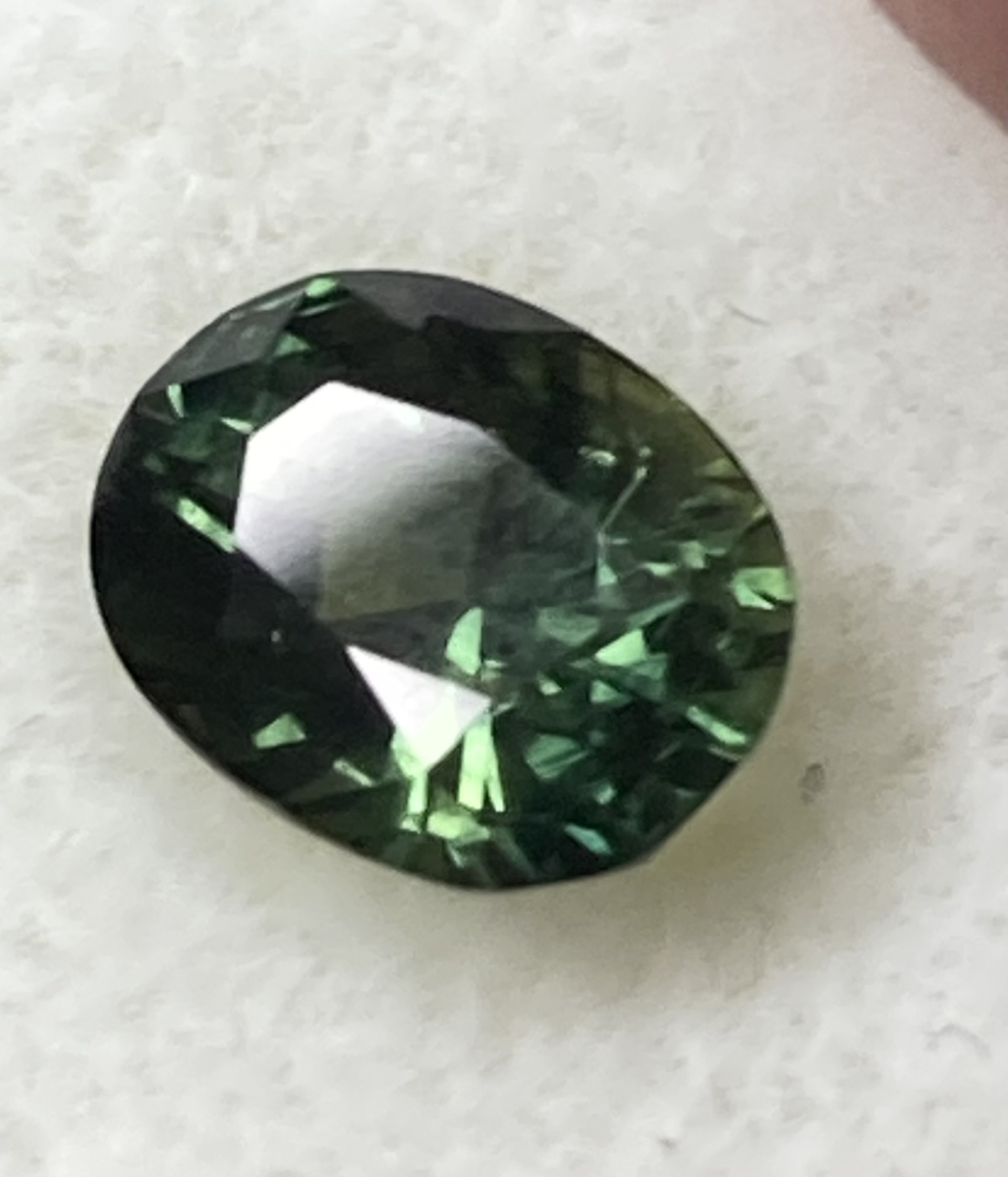 Sapphire -Natural Green (Emerald)