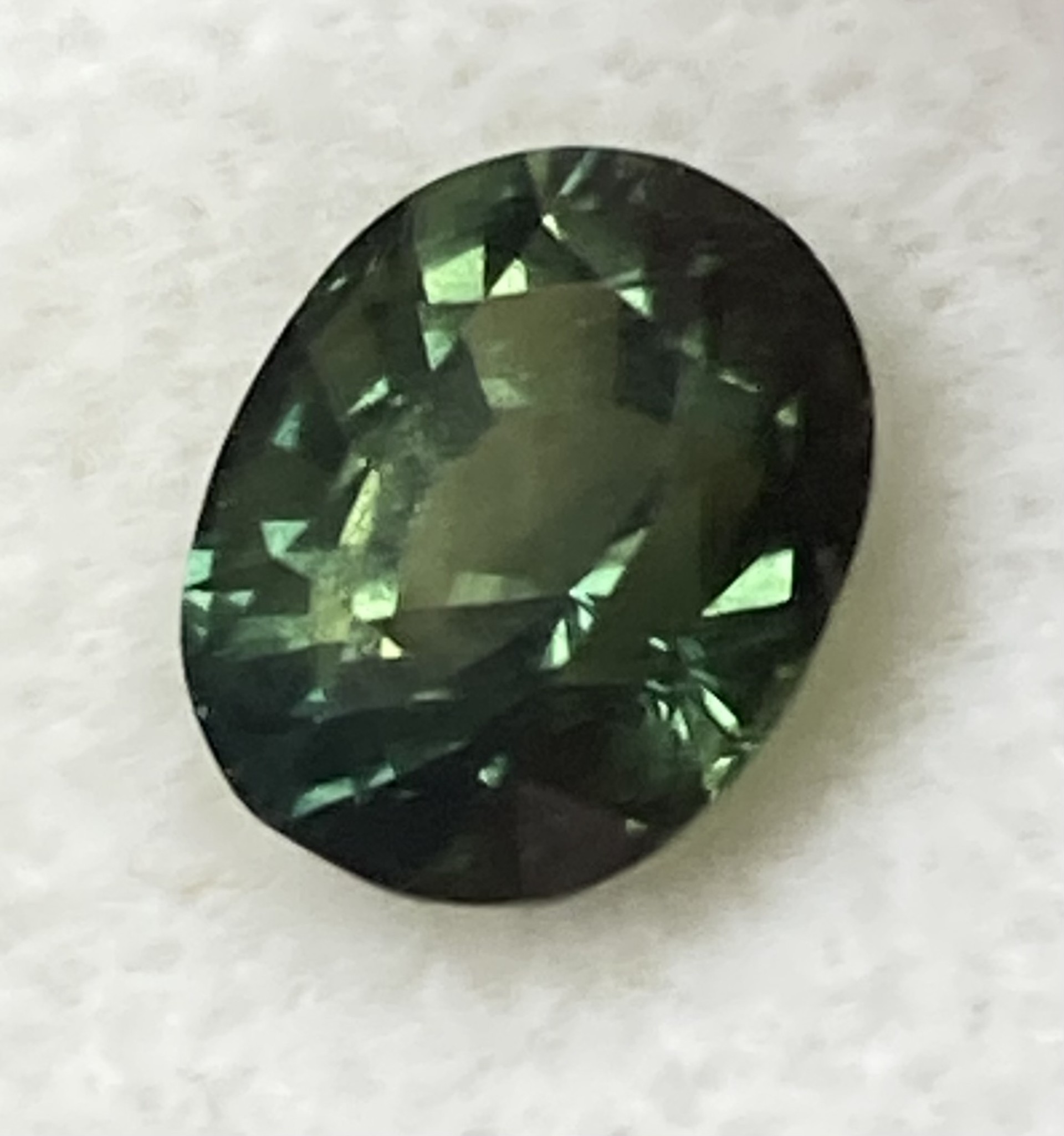 Sapphire -Natural Green (Emerald)