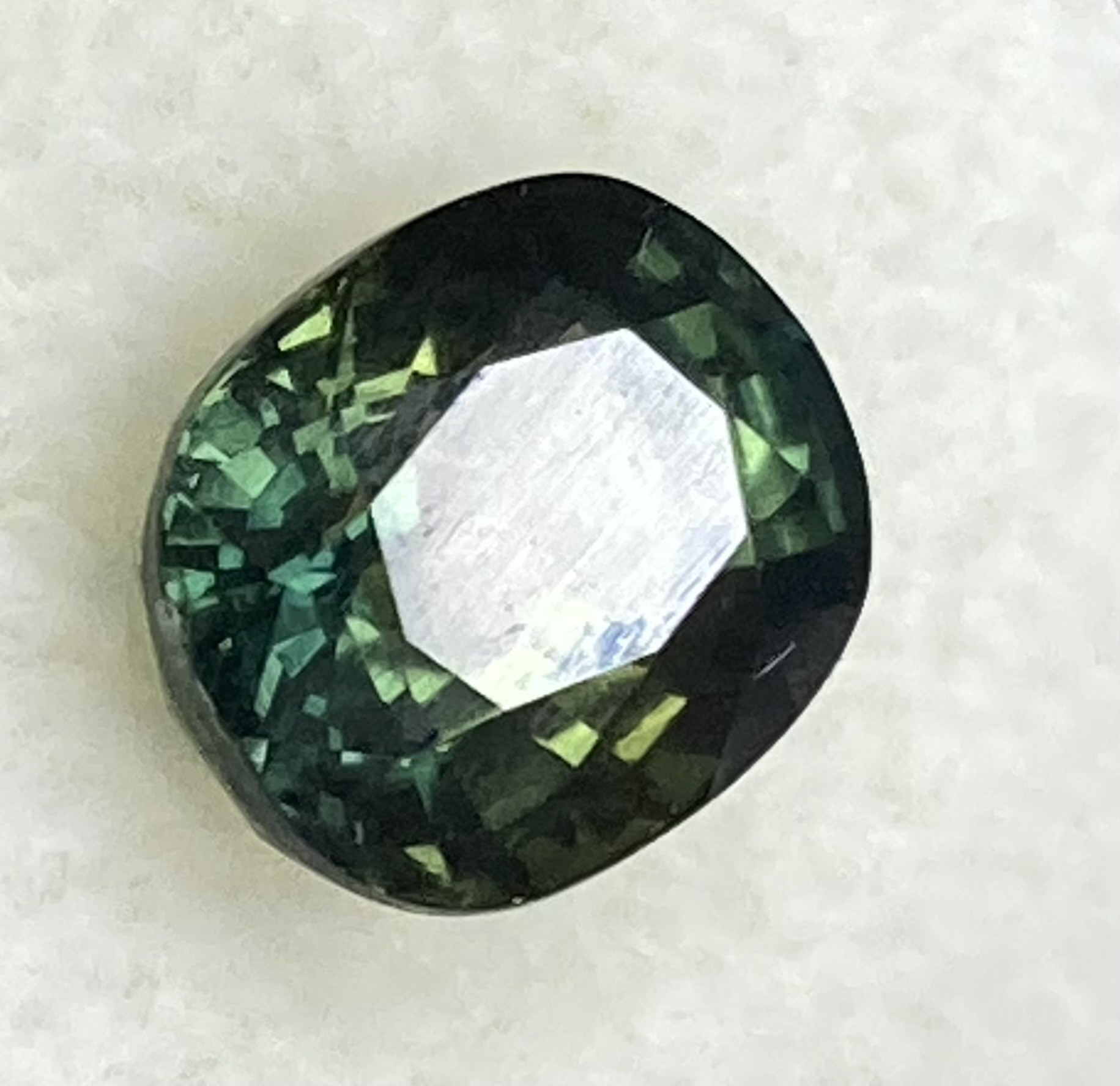 Sapphire -Natural  Green