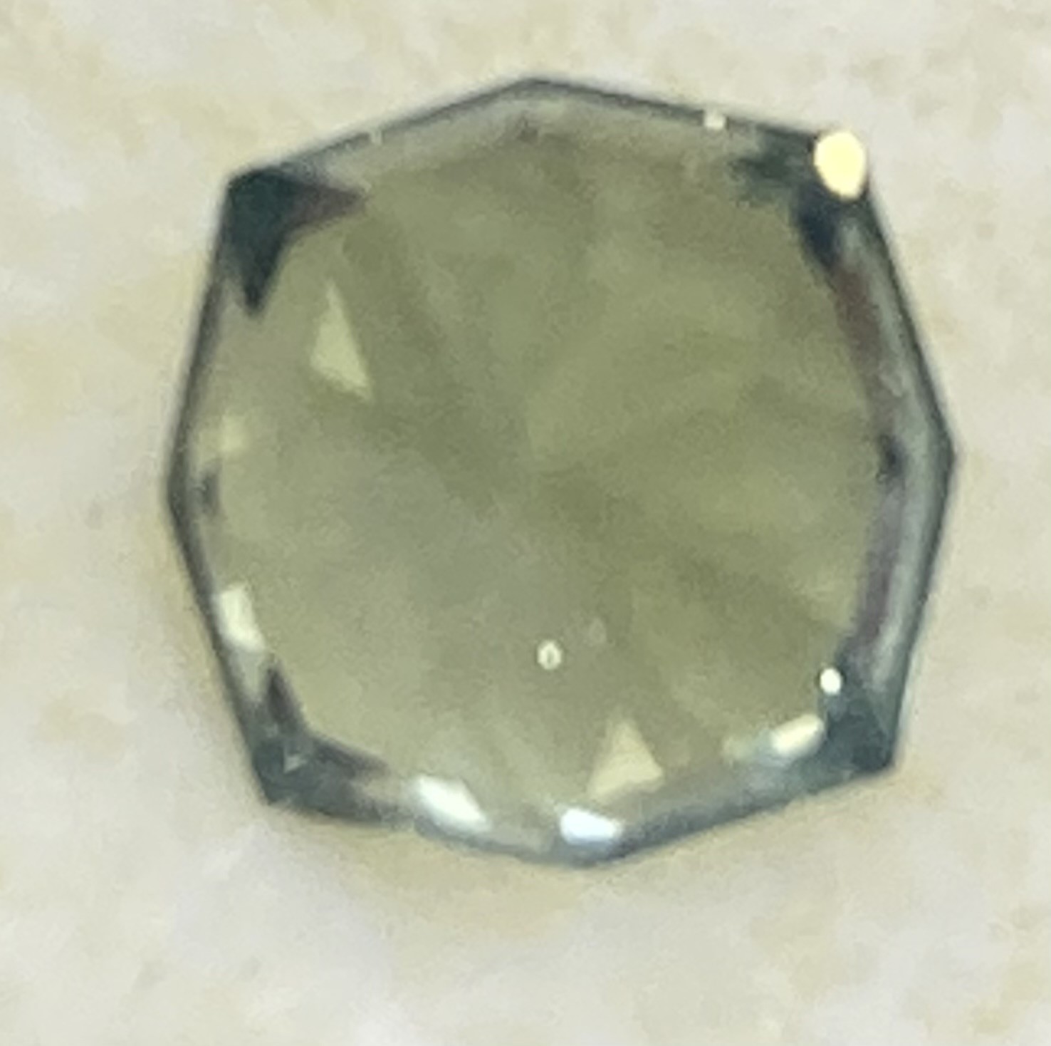 Sapphire - Natural Yellow with hints of blue and green