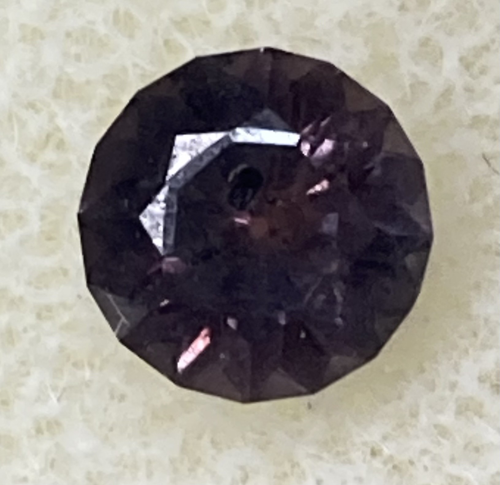 Sapphire - Natural Purple slight color change to green (like alexandrite)