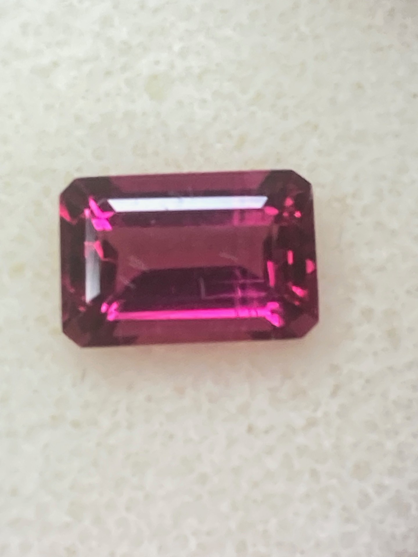 Tourmaline - Natural - Red - vivid