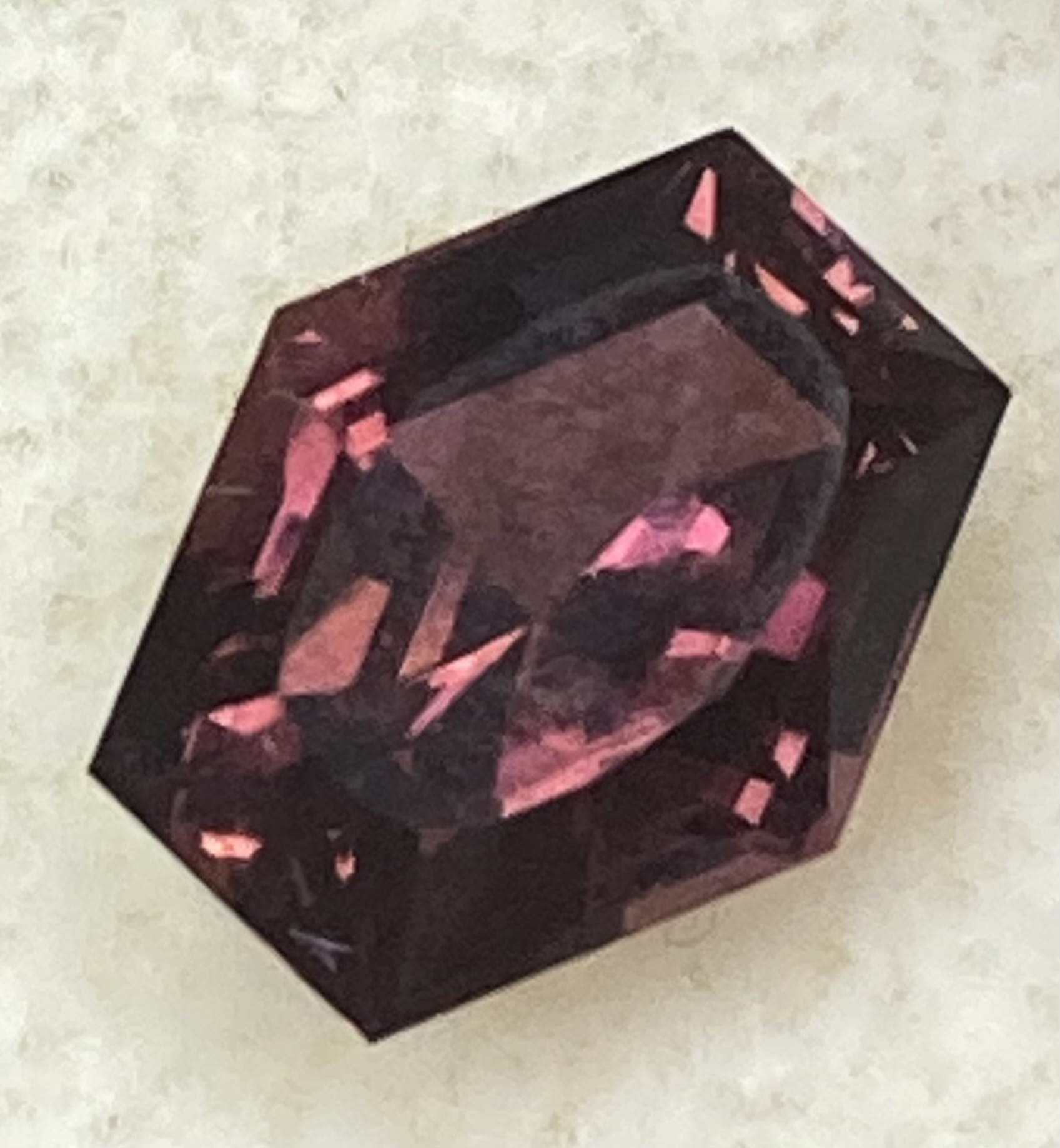 Tourmaline - Natural - Reddish Mauve  Eblite(variety Rubellite)