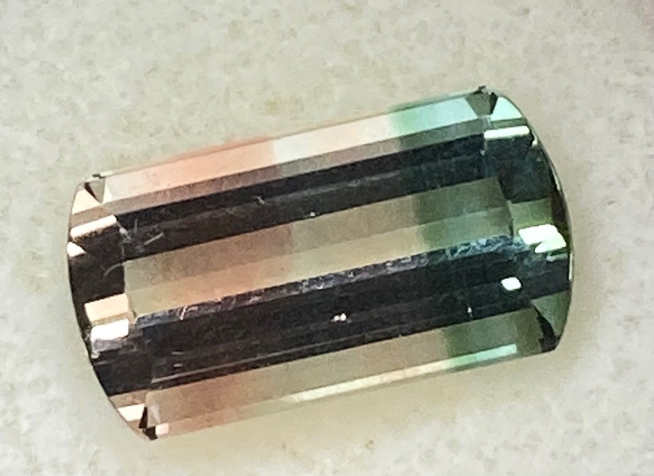 Tourmaline - Natural - Watermelon (Green clear Red)