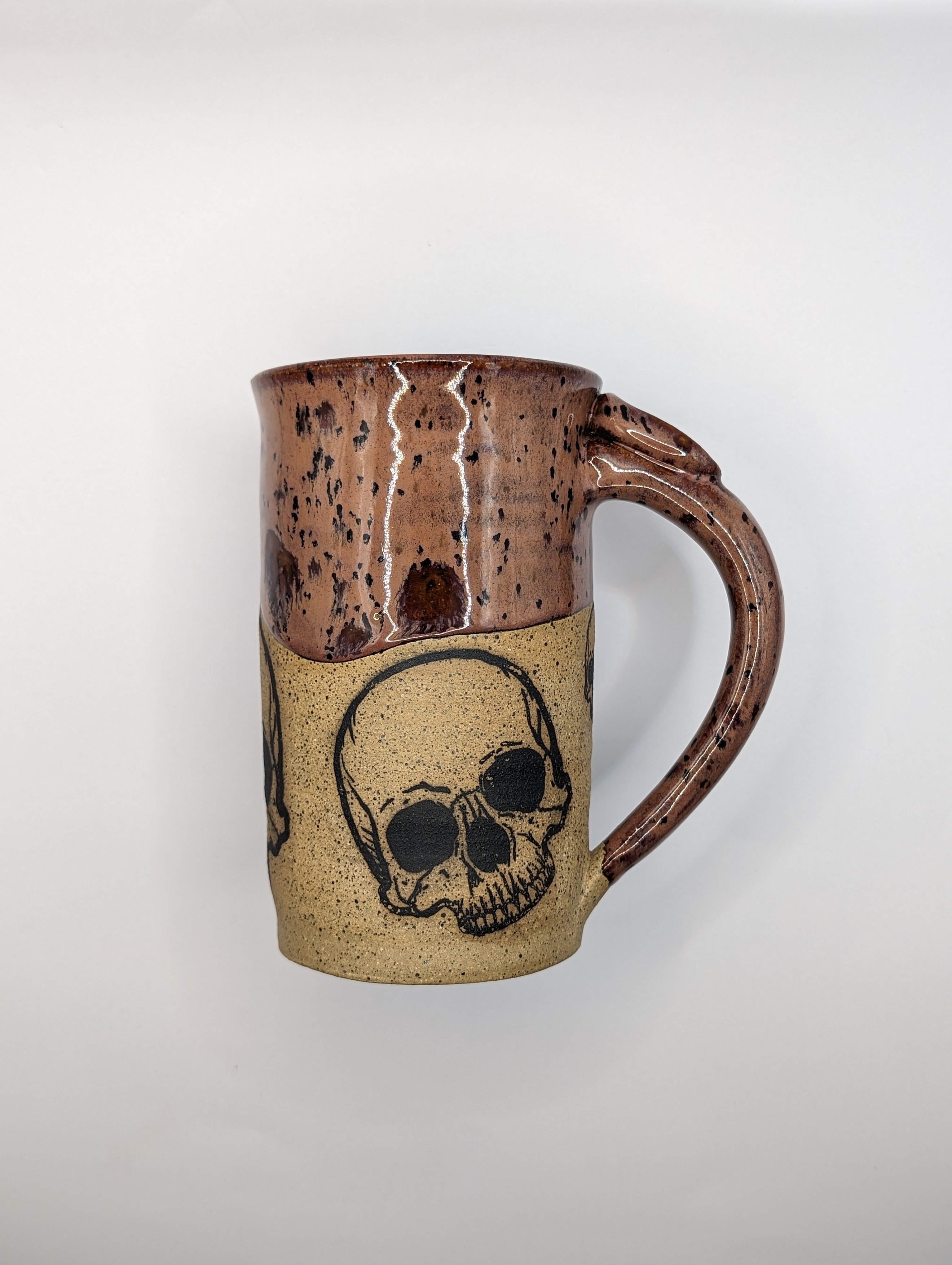 Skull mug • 20oz • peppered plum