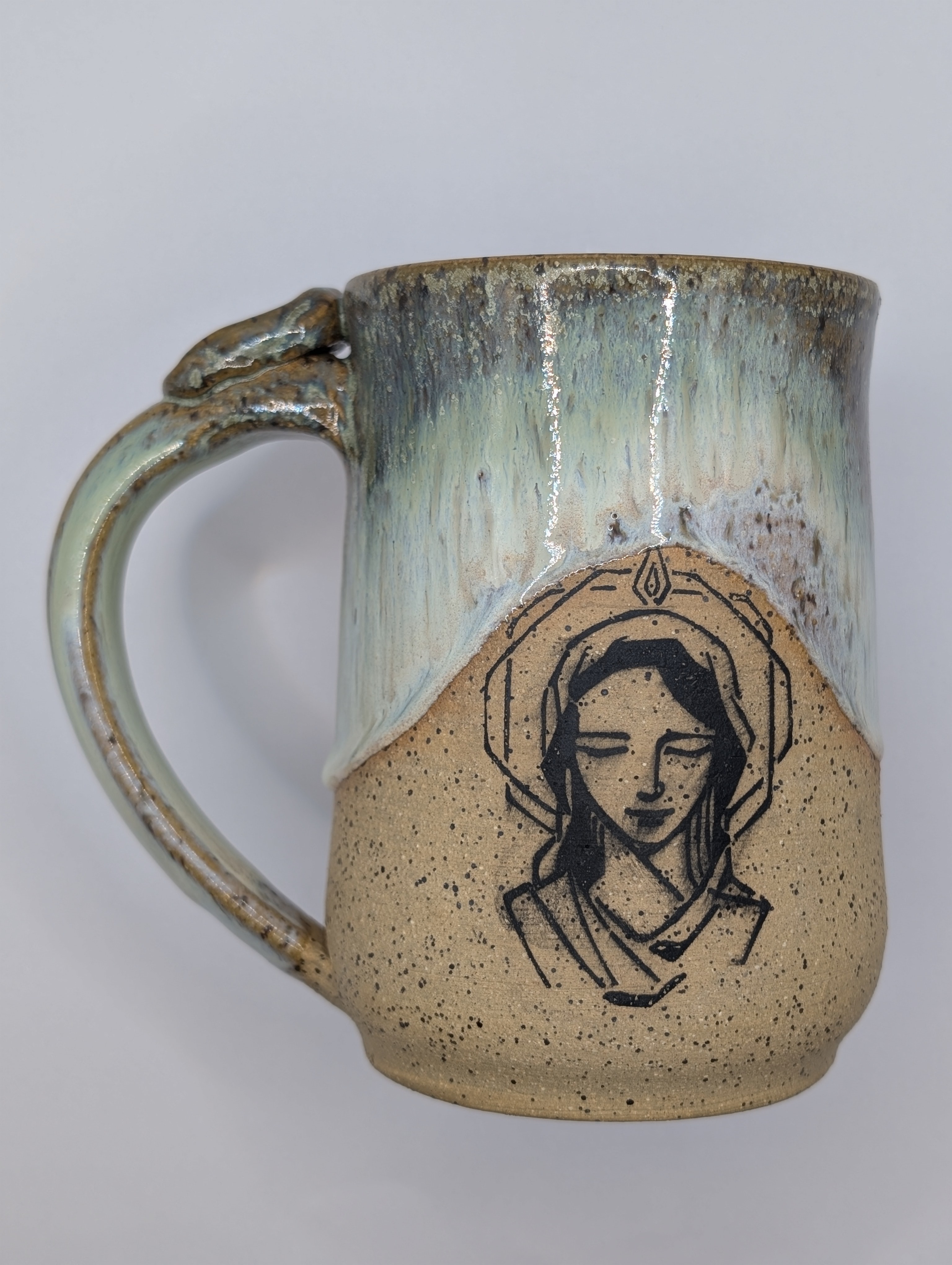 Virgin Mary mug • 22oz • honeydew ivy