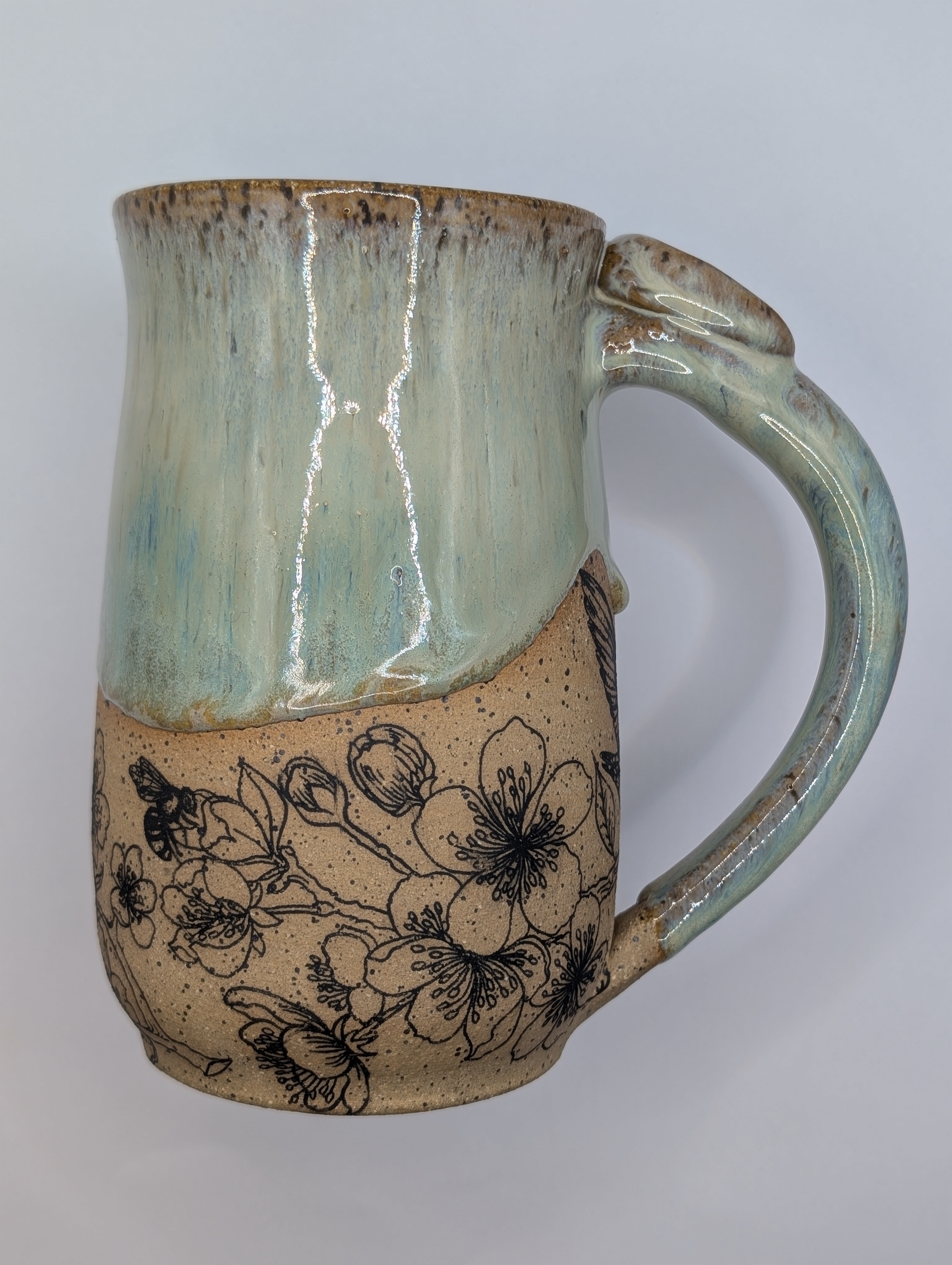 Hummingbird mug • 22oz • khaki green