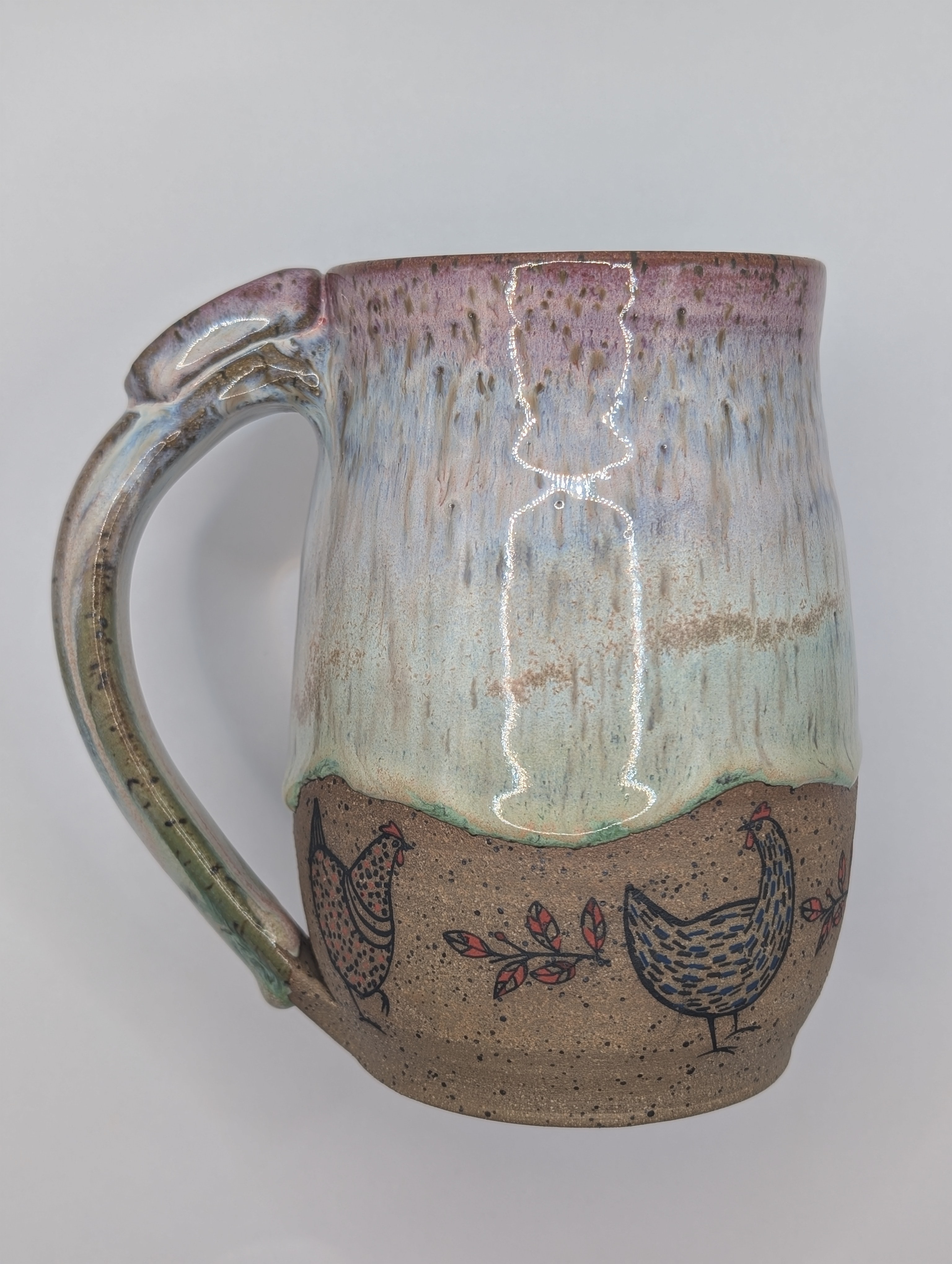 Chicken mug • 24oz • vivid rainbow 