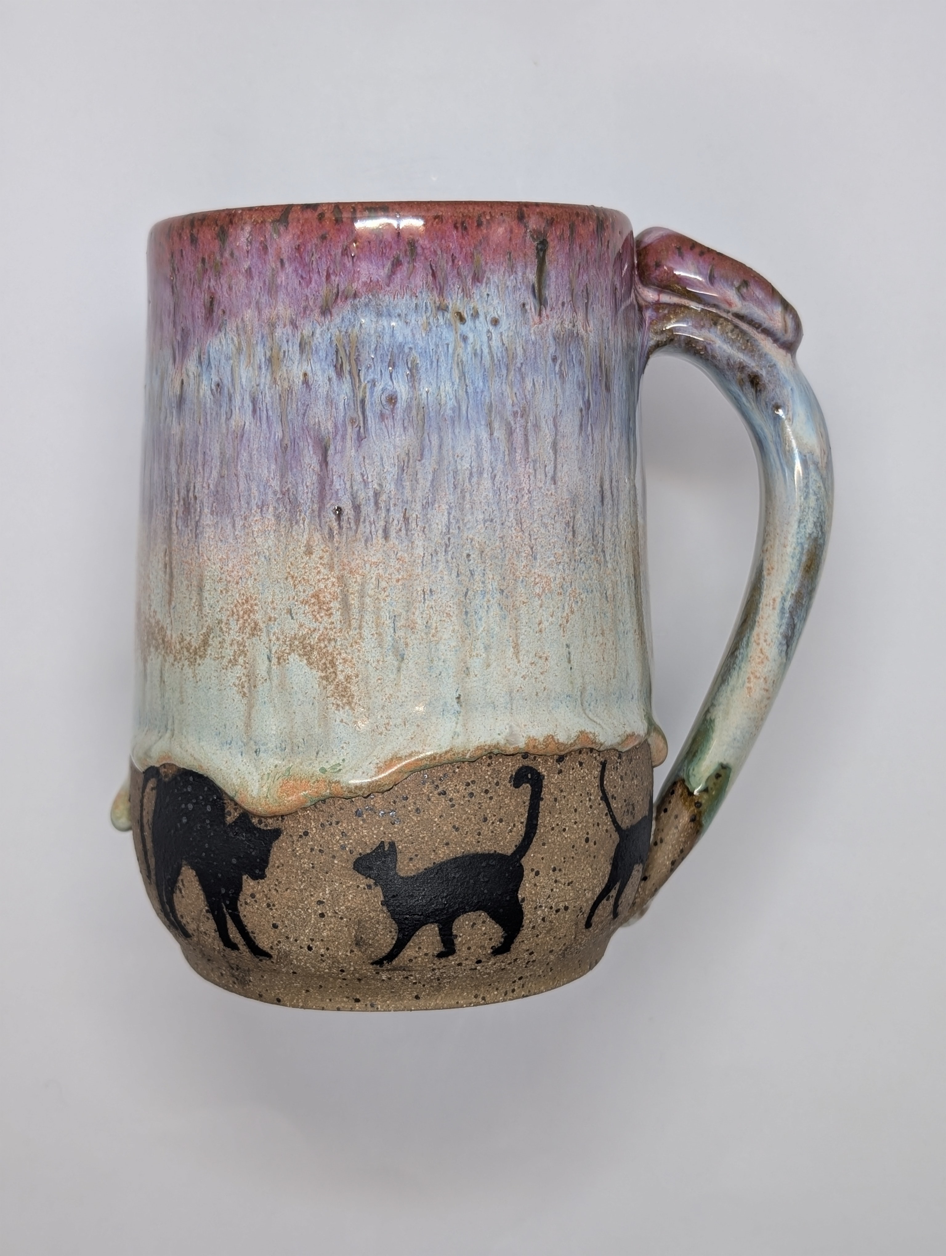 Cat mug • 20oz • vivid rainbow