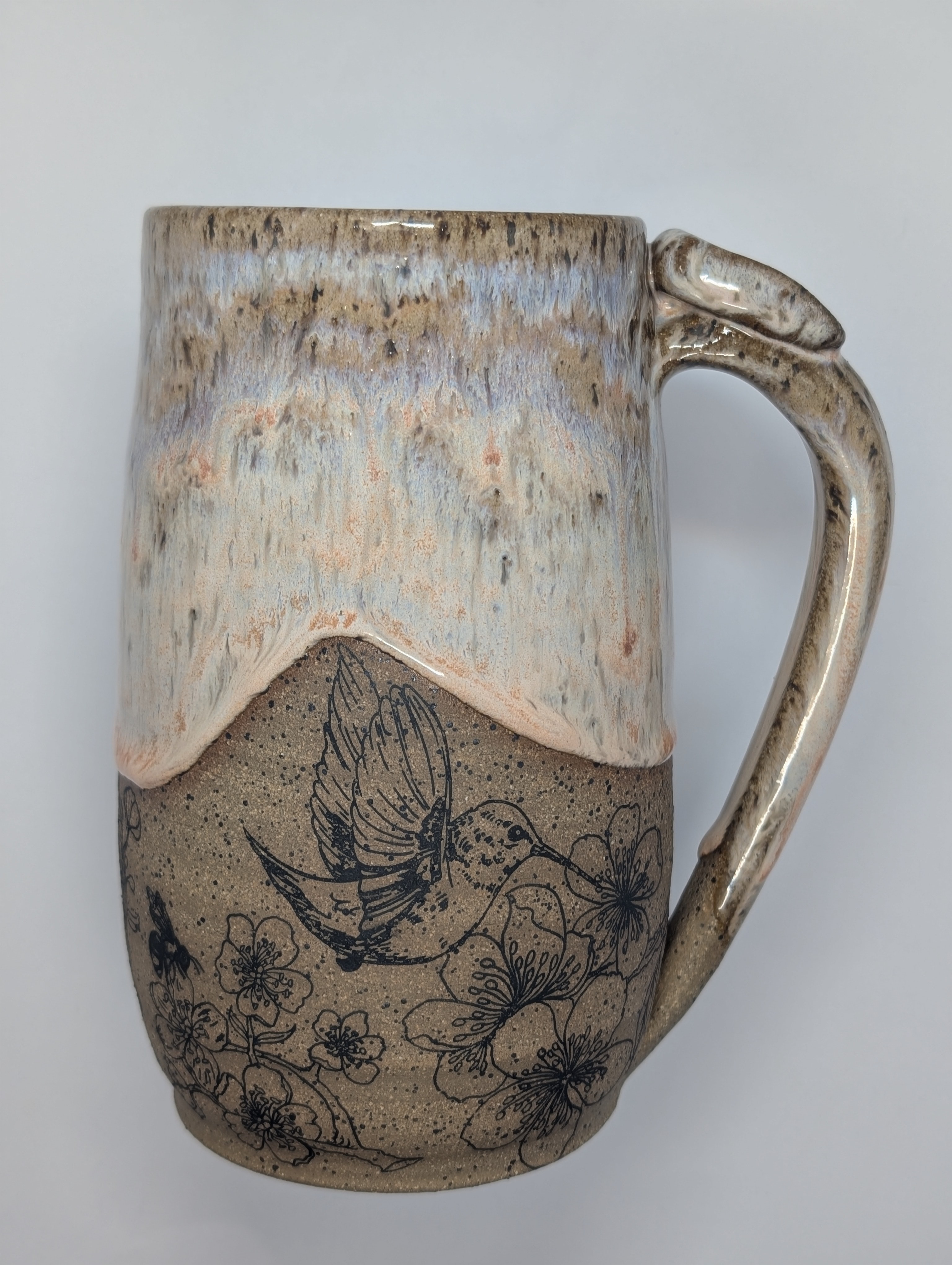 Hummingbird mug • 26oz • orange crystal 