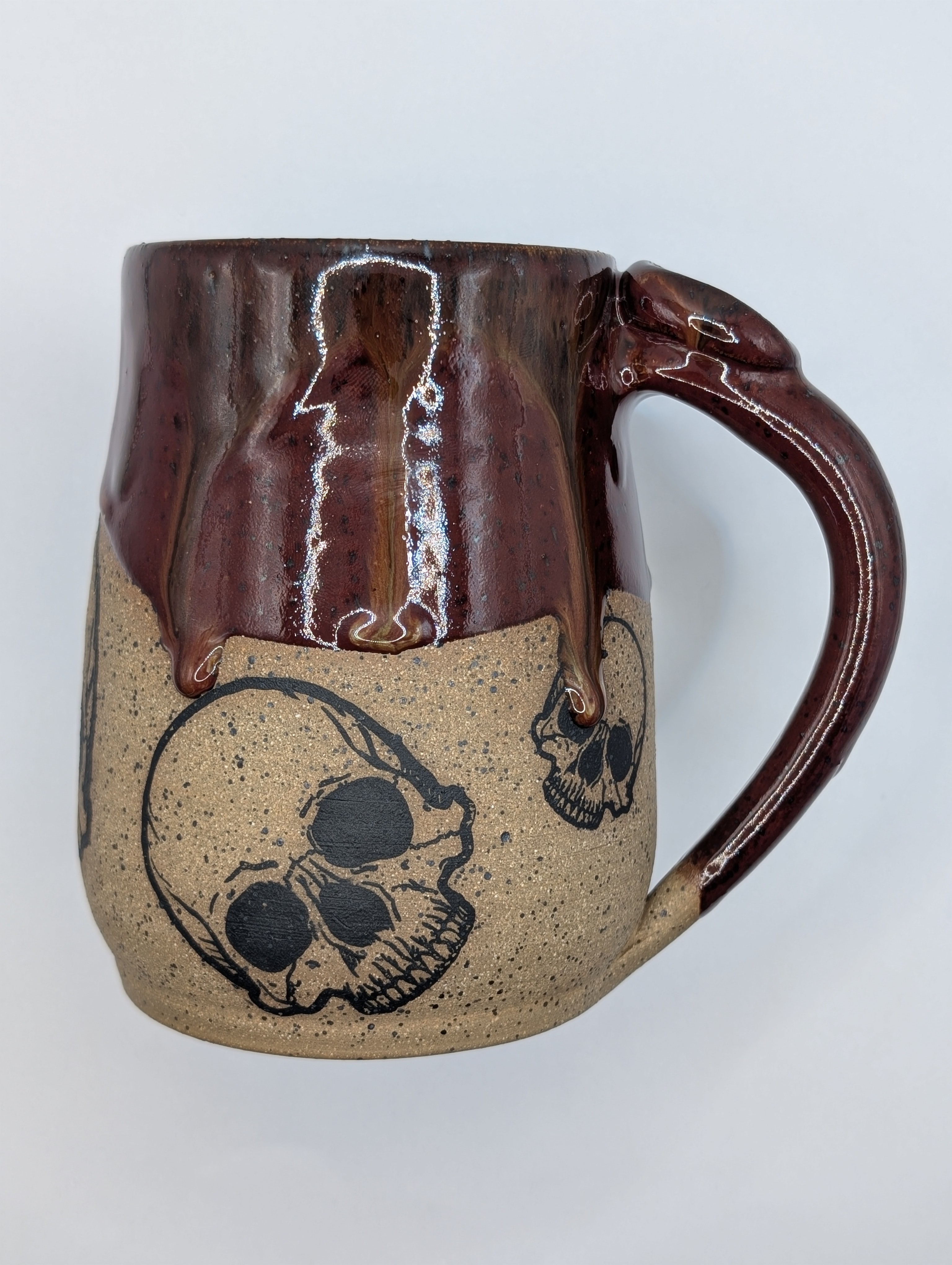 Skull mug • 22oz • caramel apple 
