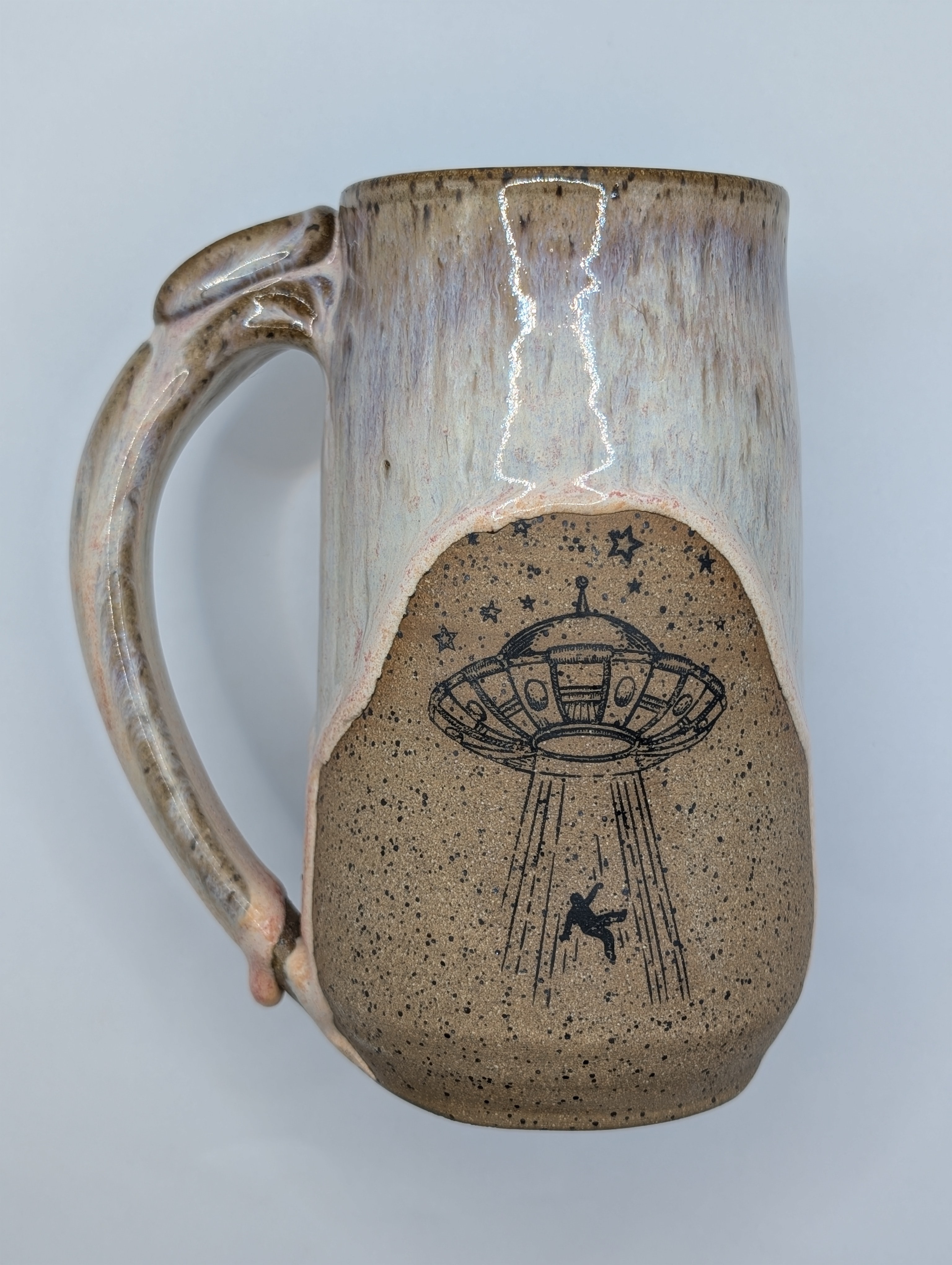 UFO mug • 22oz • peachy purple