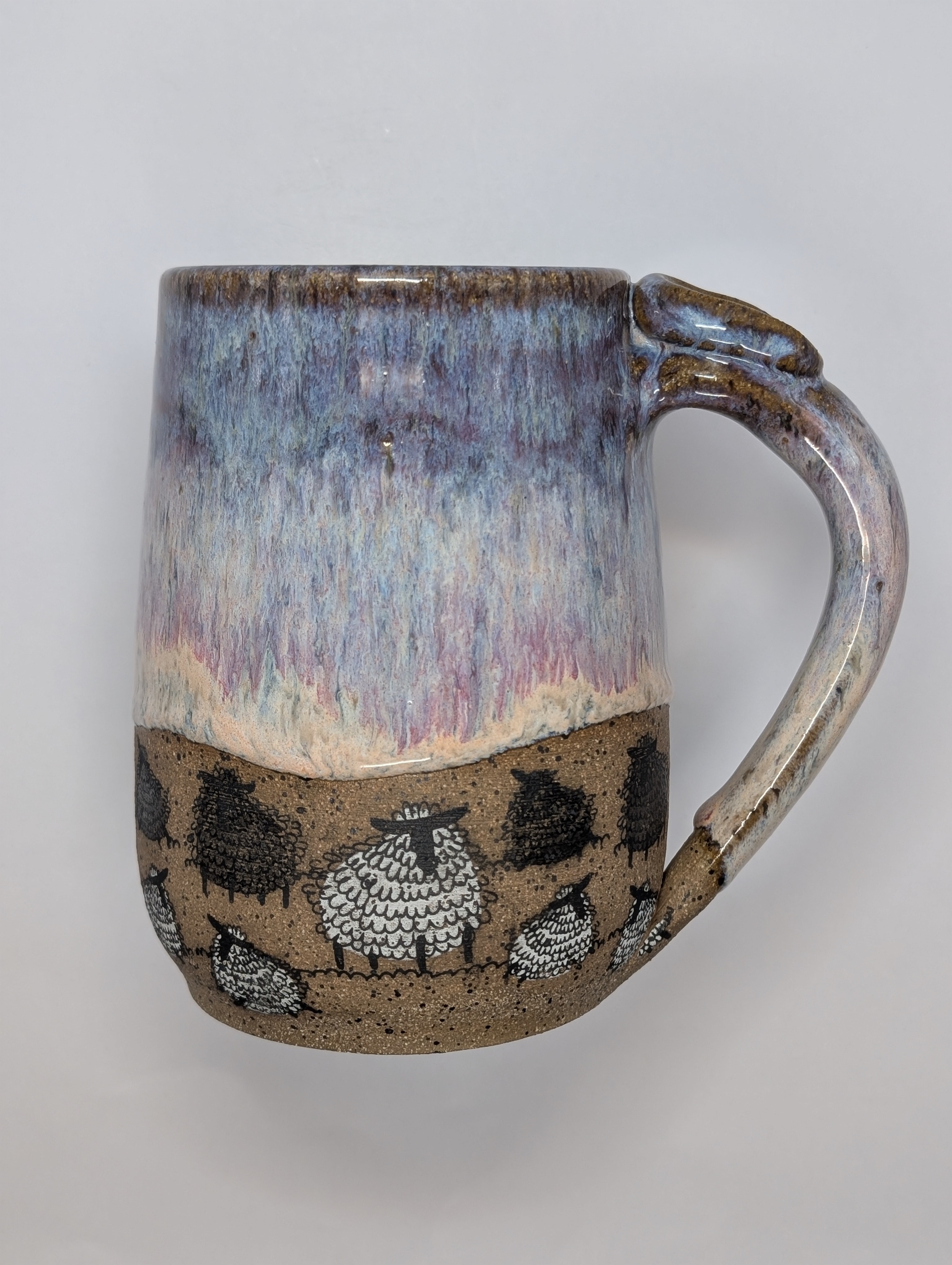 Sheep mug • 20oz • aurora tie dye 