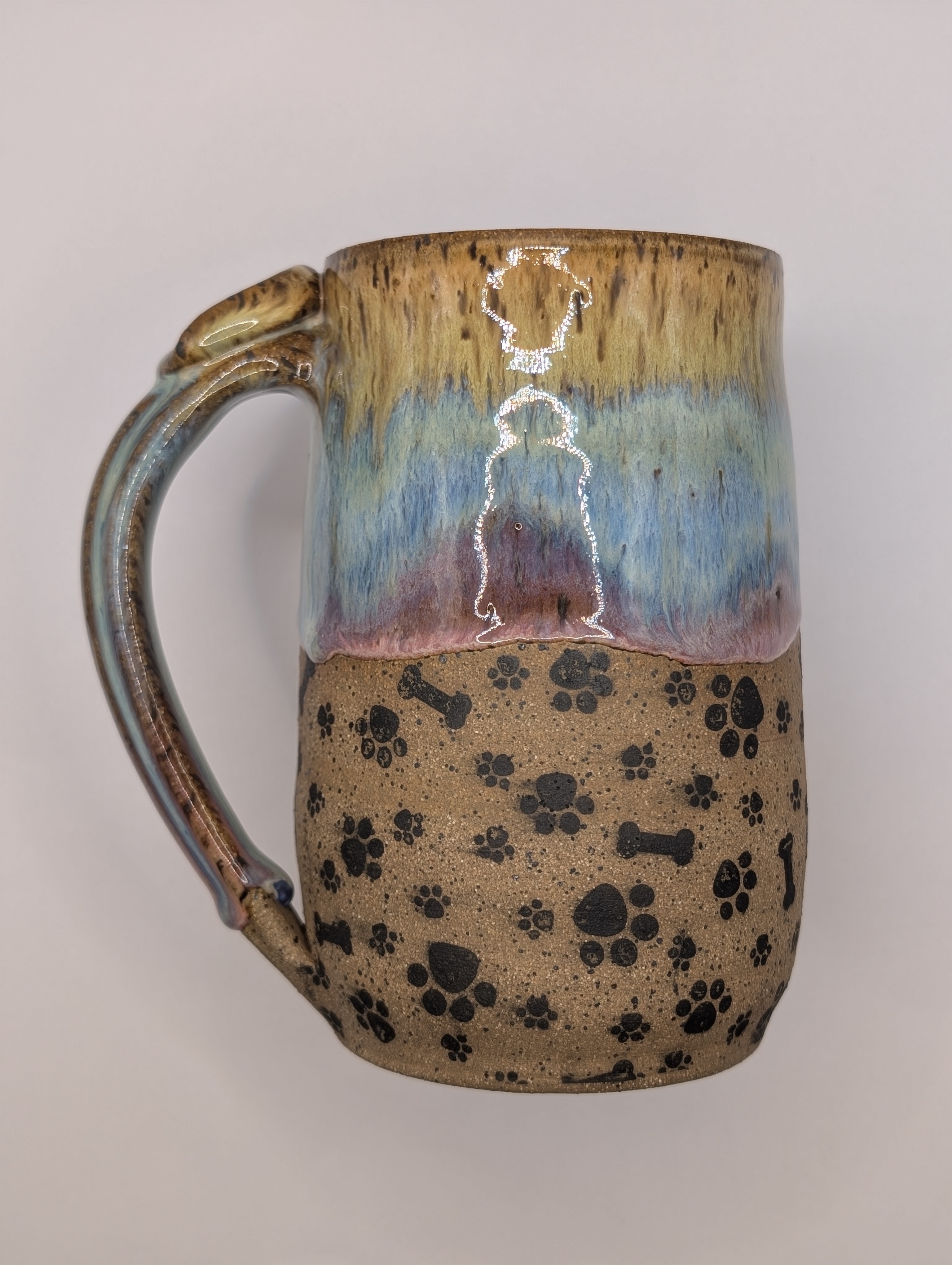 Paws & Bones • 20oz • pastel rainbow