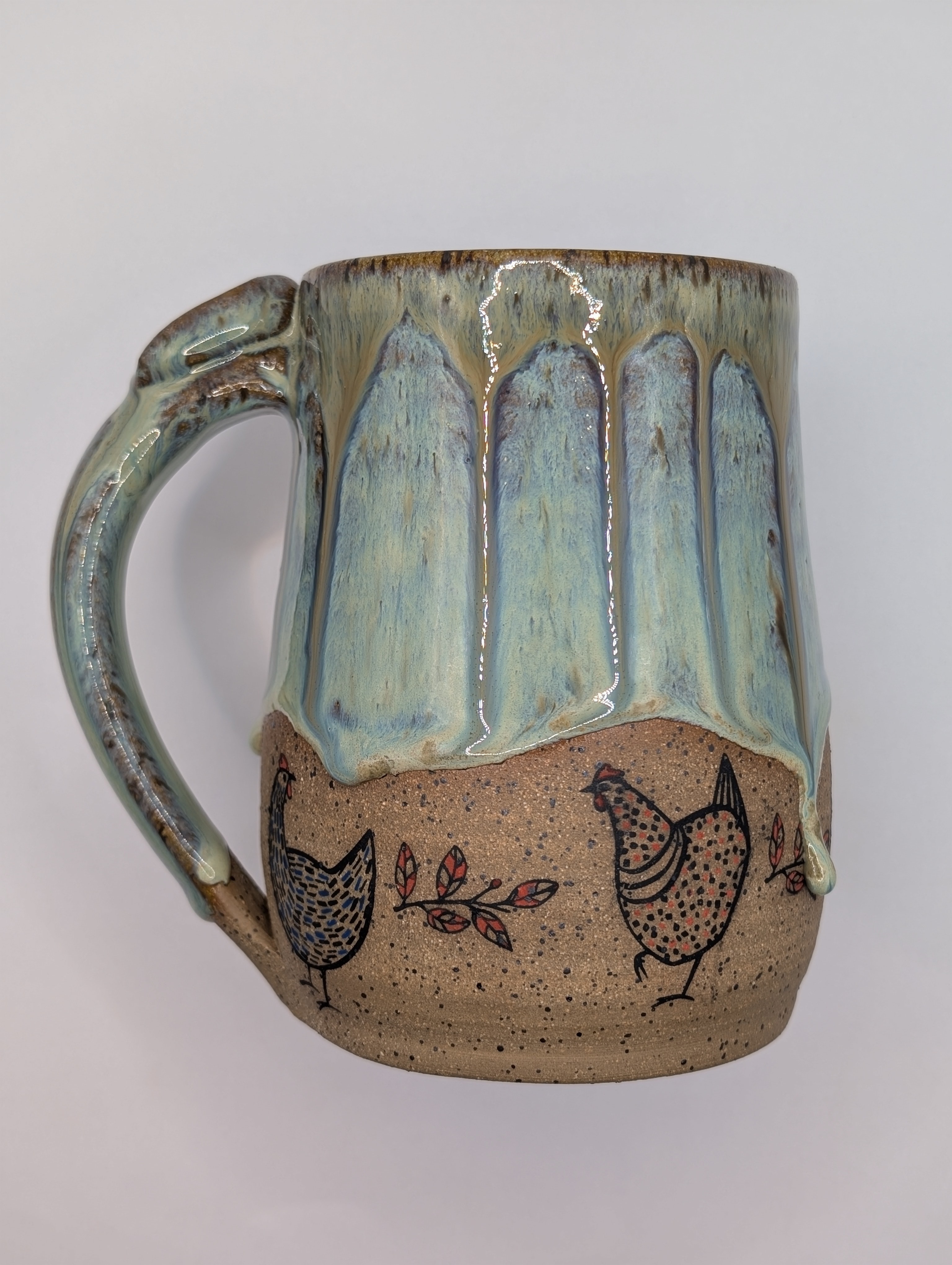 Chicken mug • 22oz • honeydew caramel