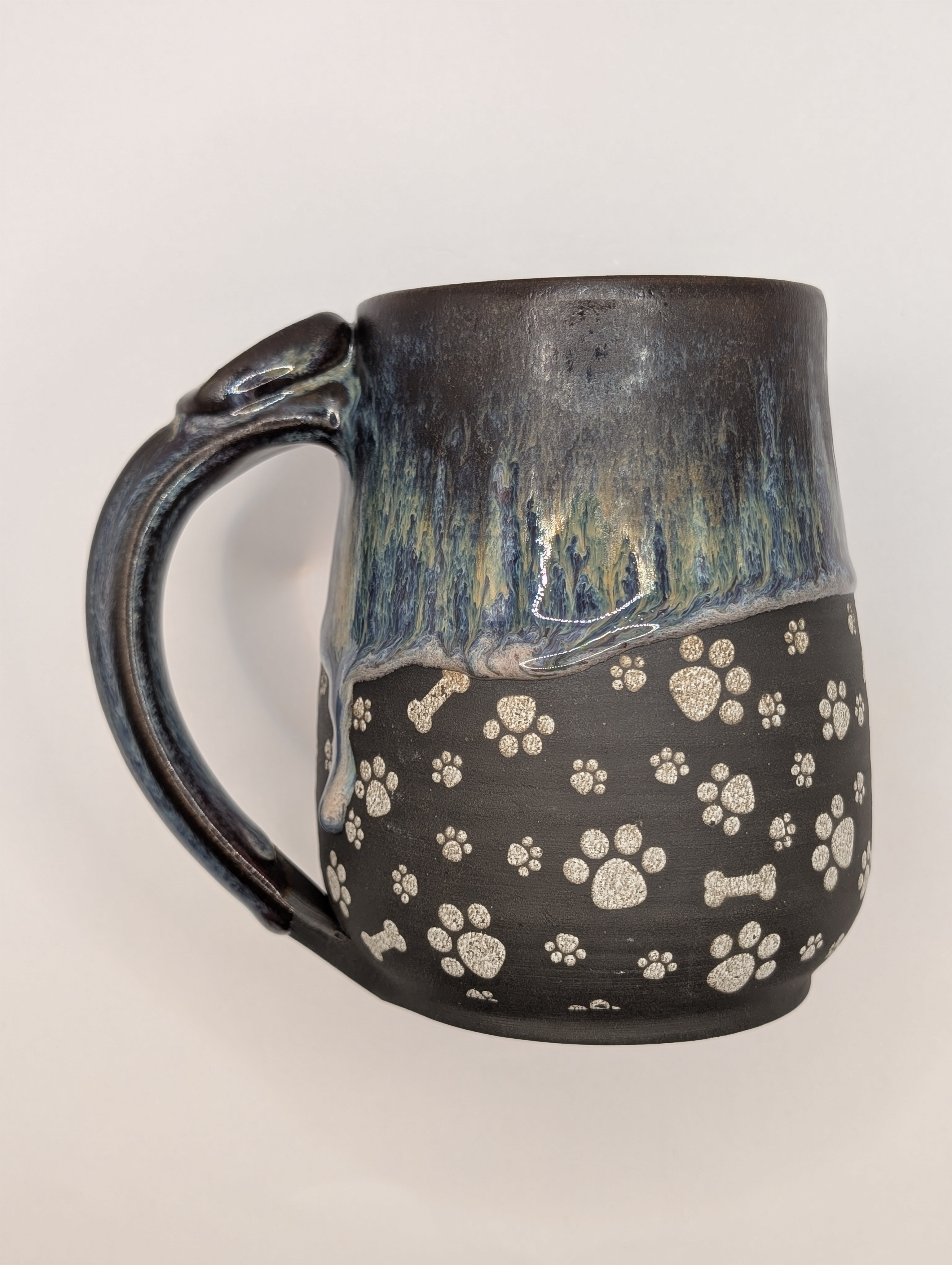 Paws & Bones mug • 20oz • matte earth tones