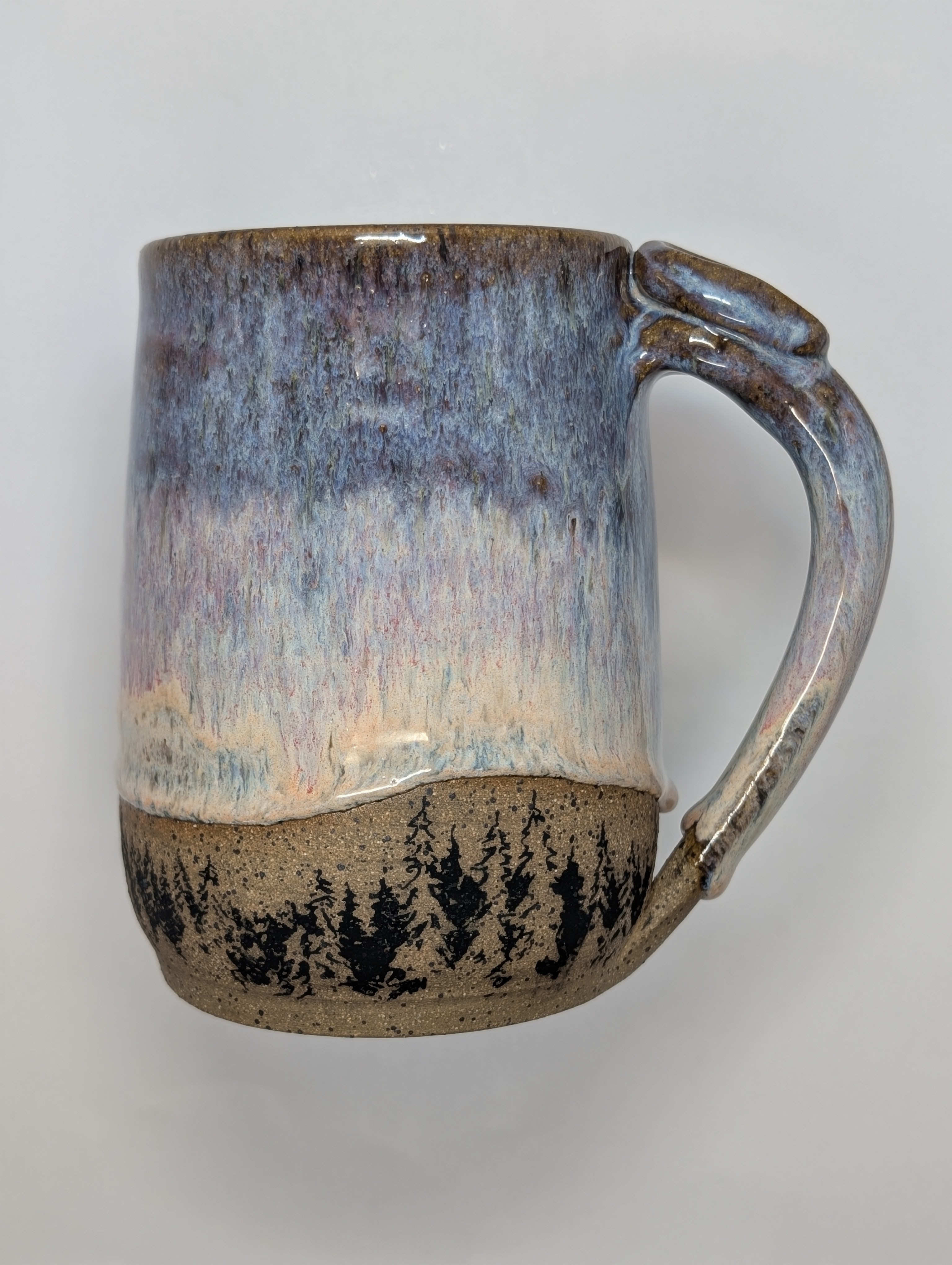 Conifer tree mug • 22oz • aurora tie dye 