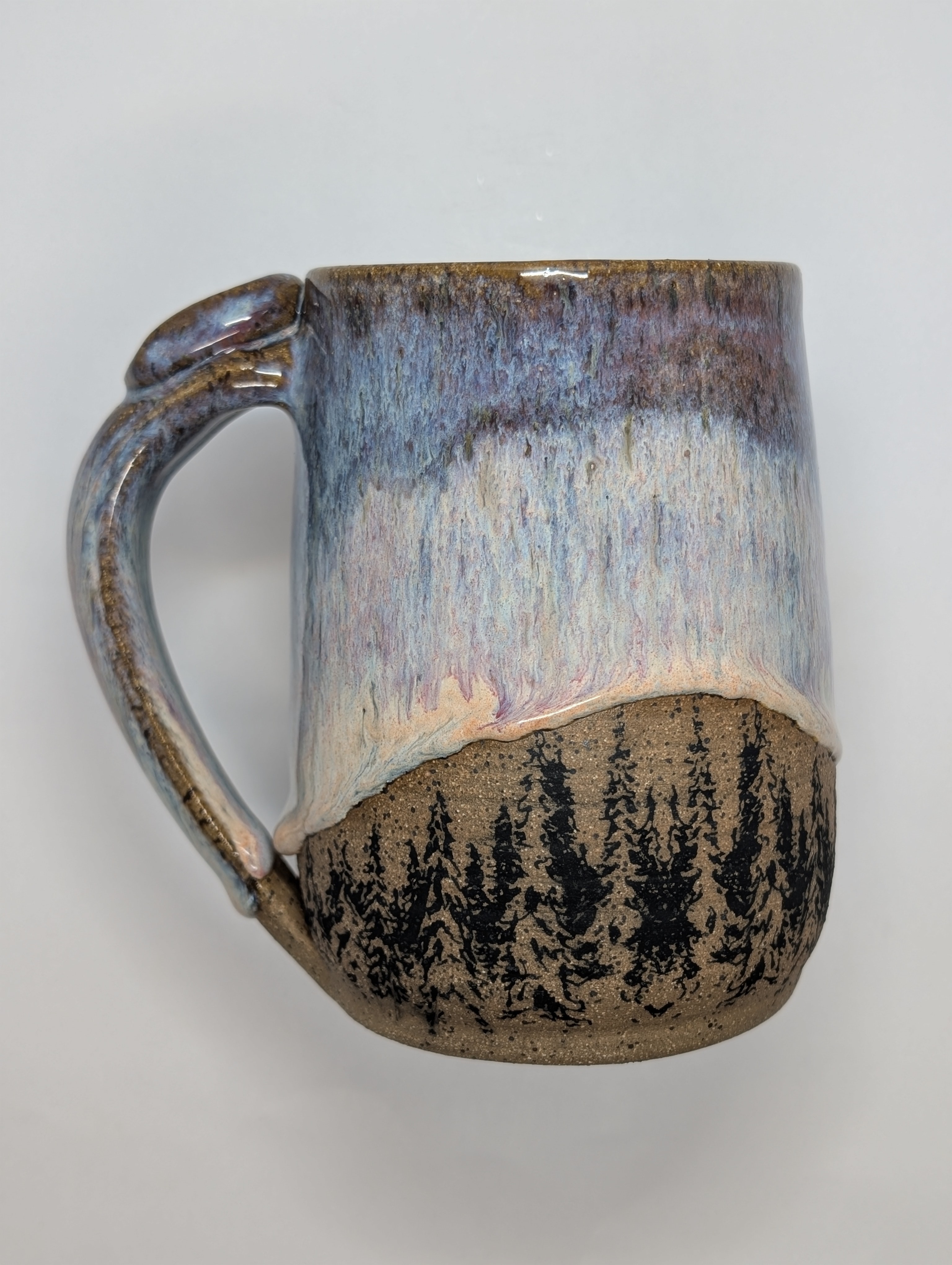 Conifer tree mug • 22oz • aurora tie dye 