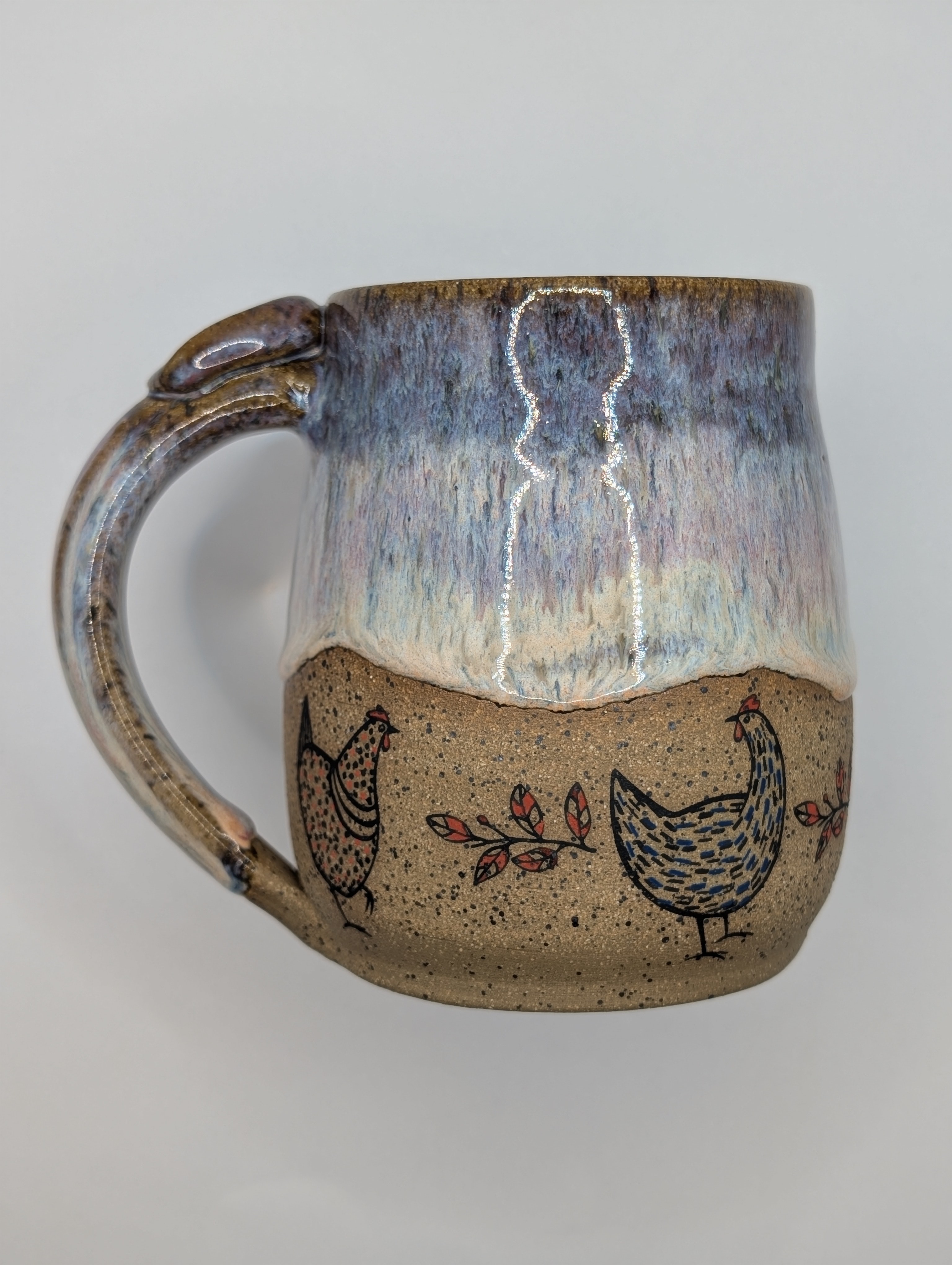 Chicken mug • 20oz • aurora tie dye