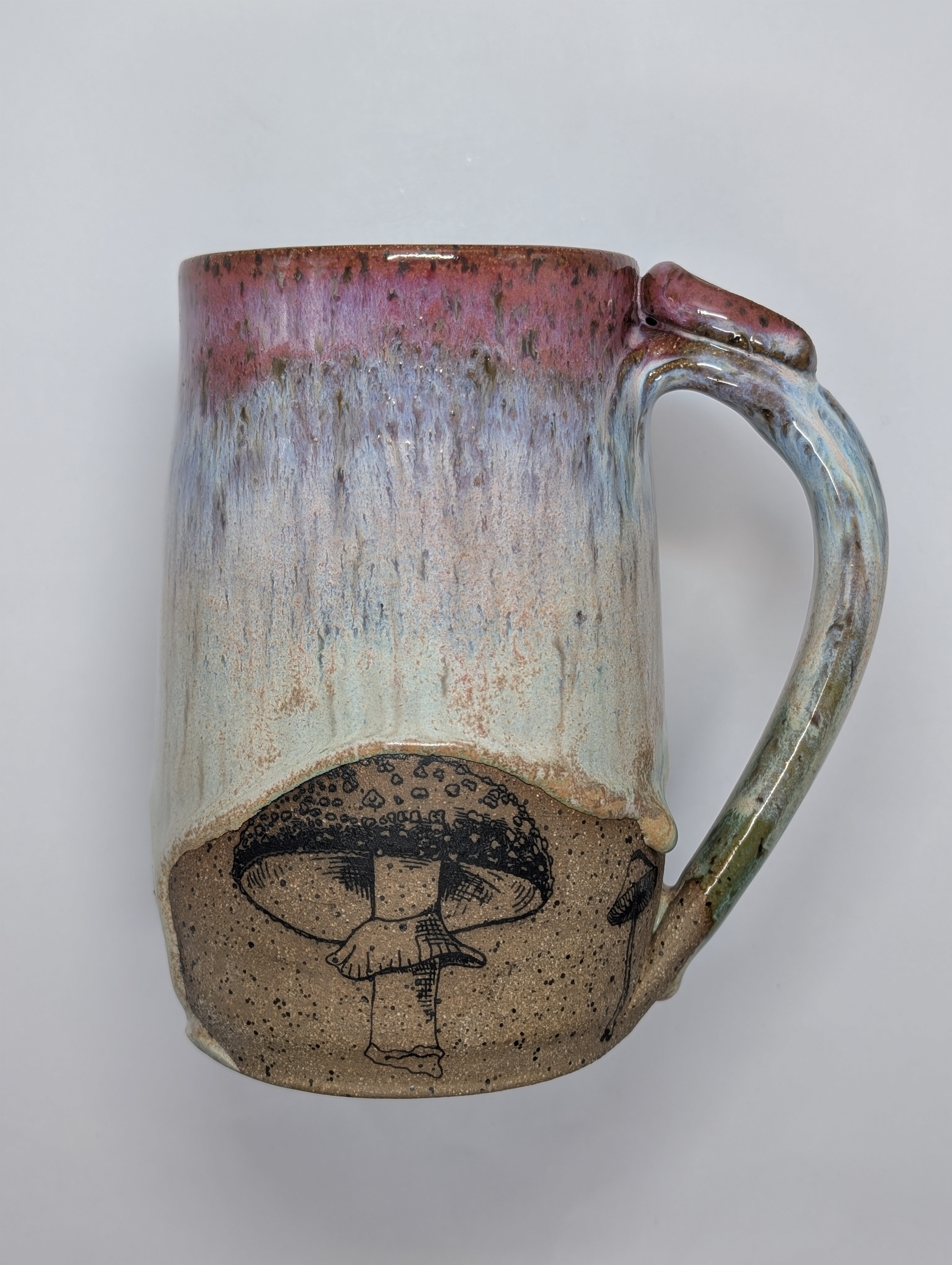 Mushroom mug • 22oz • vivid rainbow 