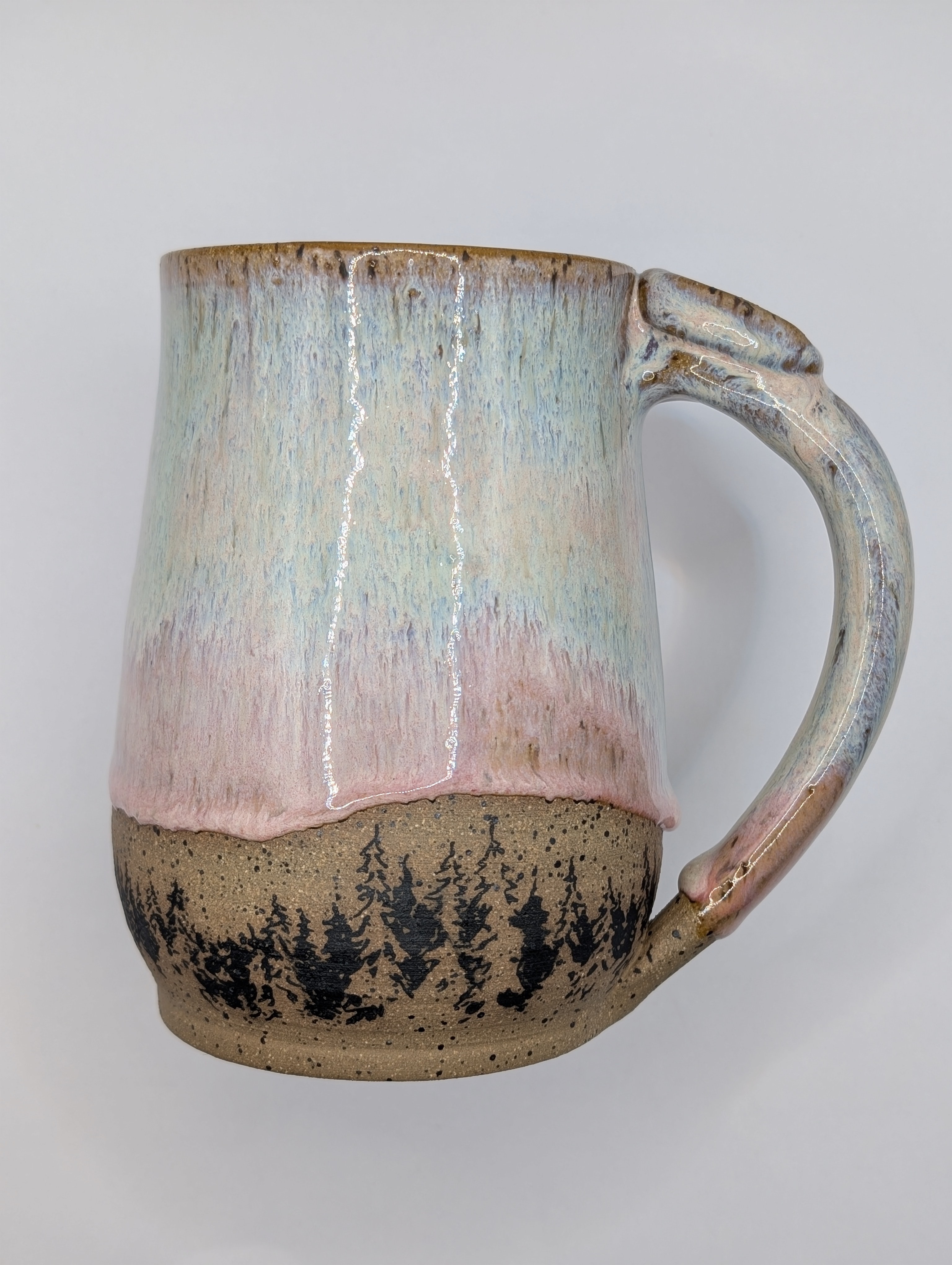 Conifer mug • 22oz • pastel blue pink