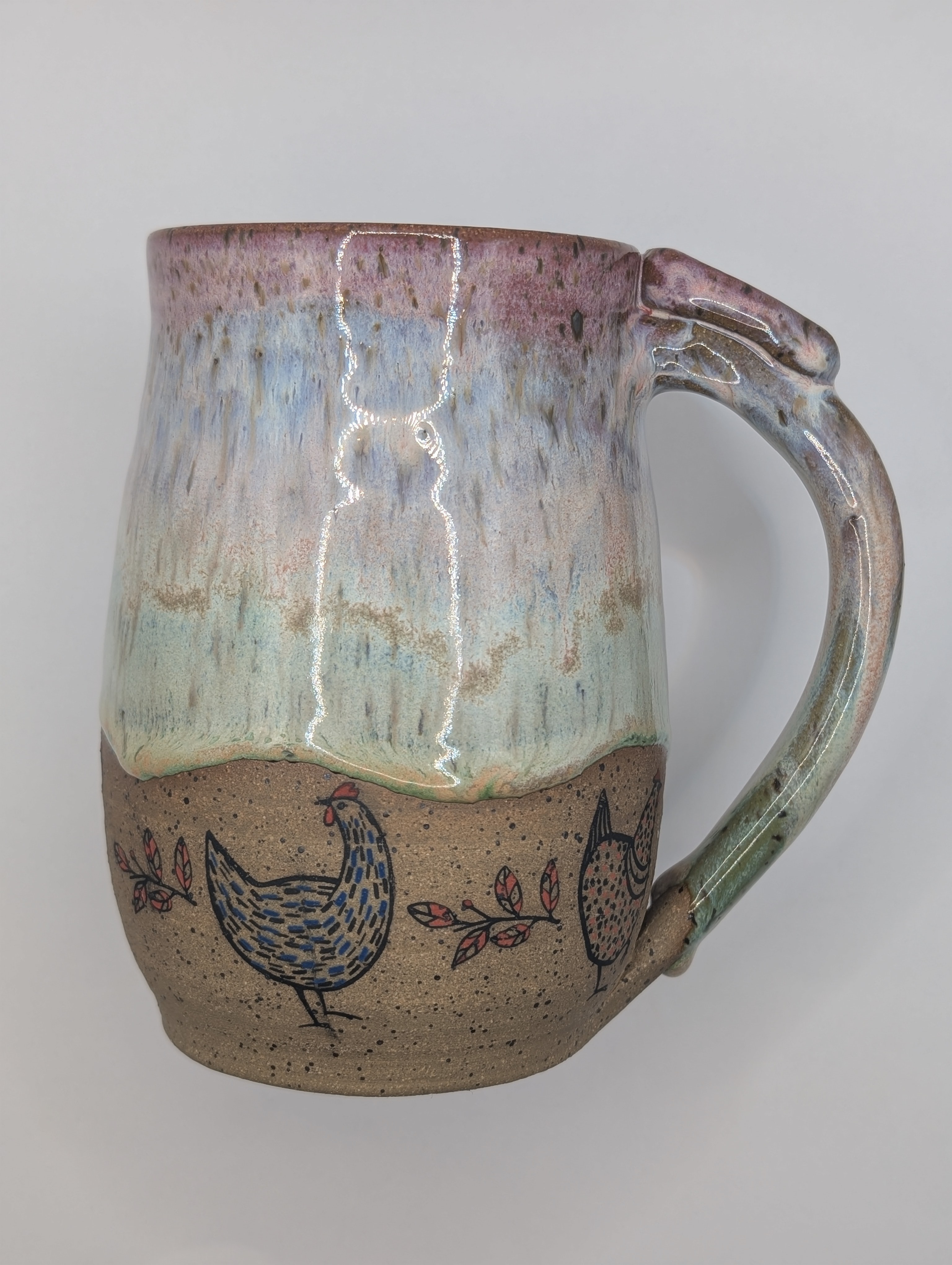 Chicken mug • 24oz • vivid rainbow 