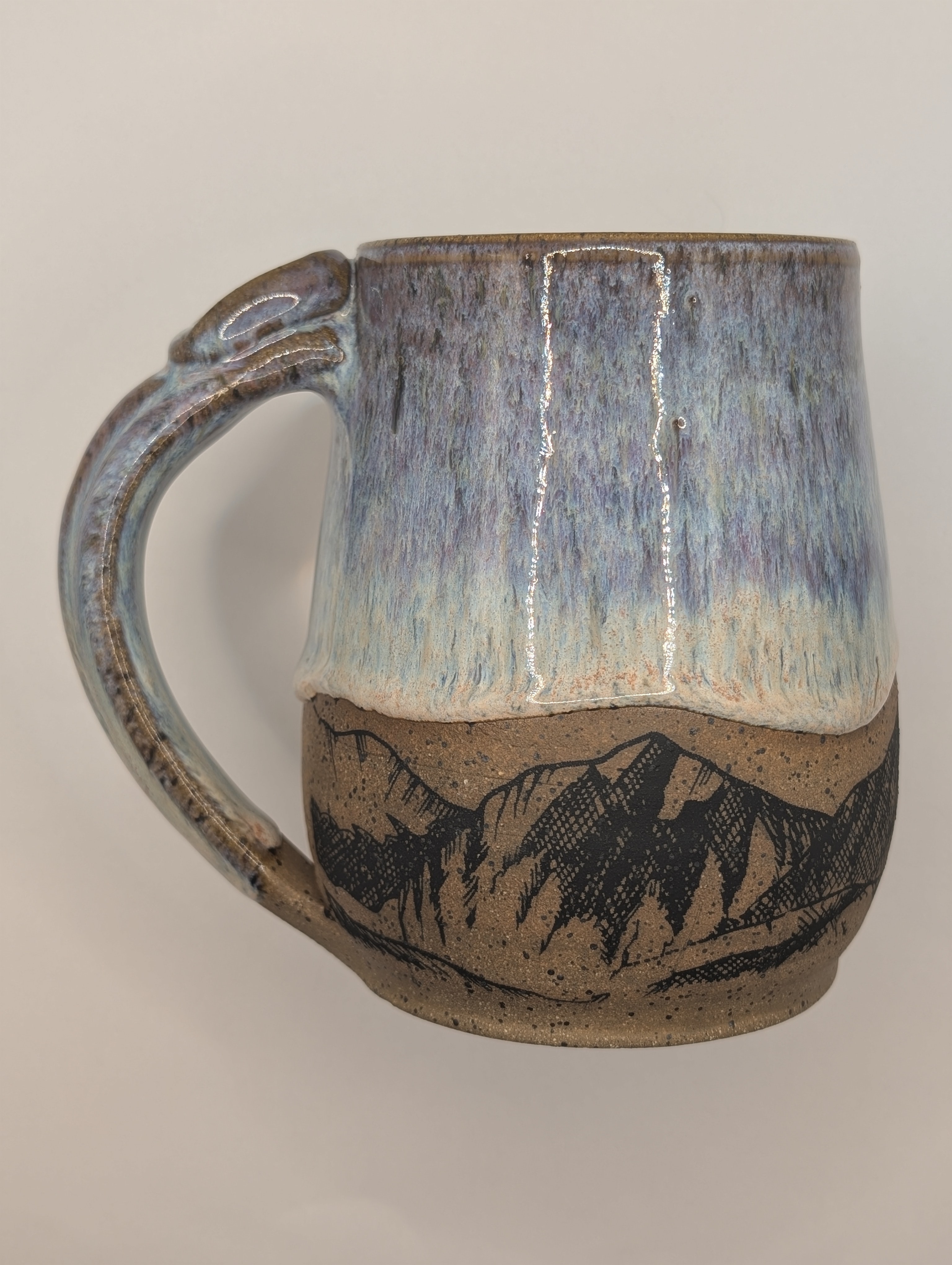 Mountain mug • 24oz • aurora tie dye 