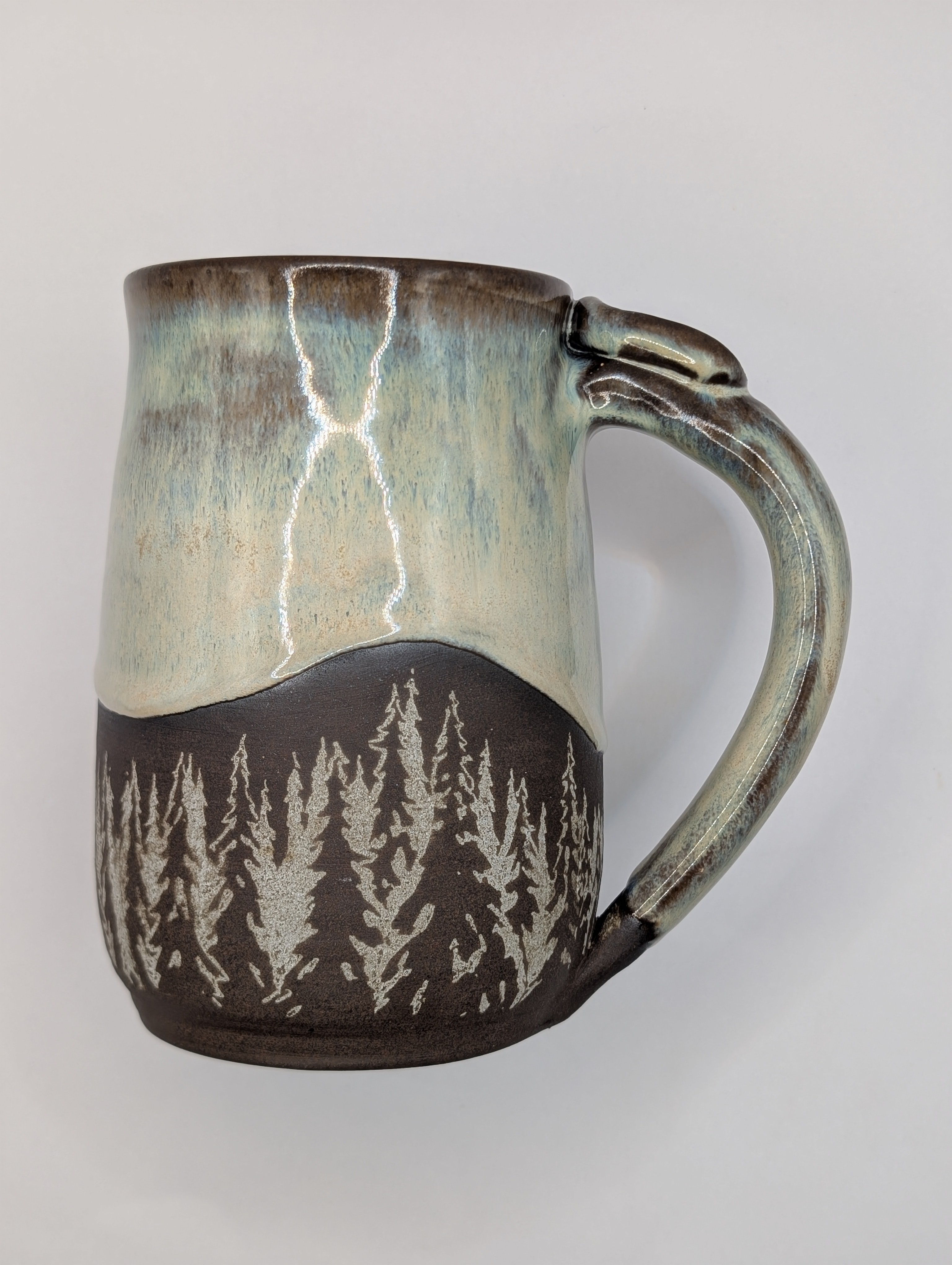 Conifer mug • 20oz • earth tones 