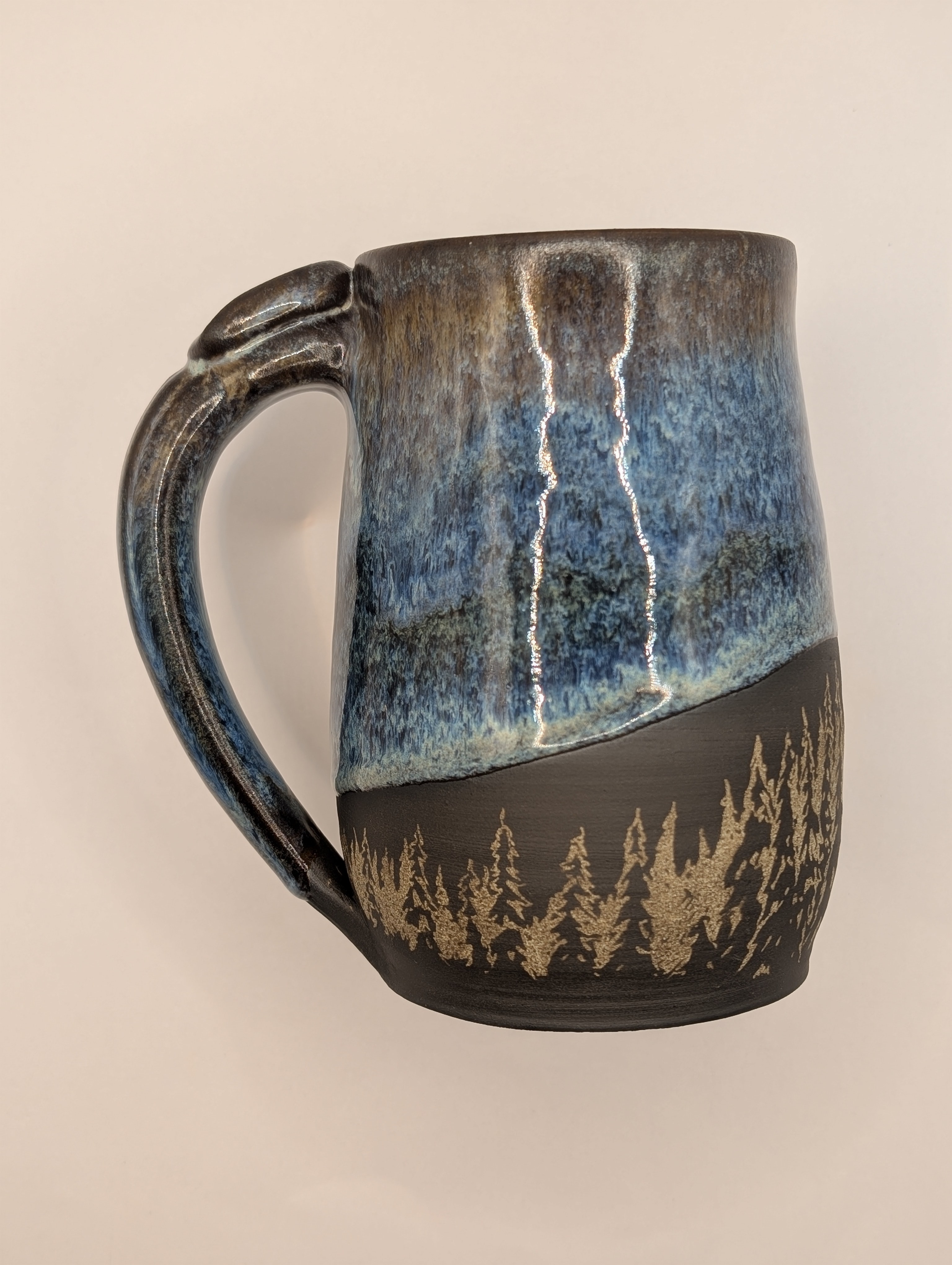 Conifer mug • 18oz • aurora blues 