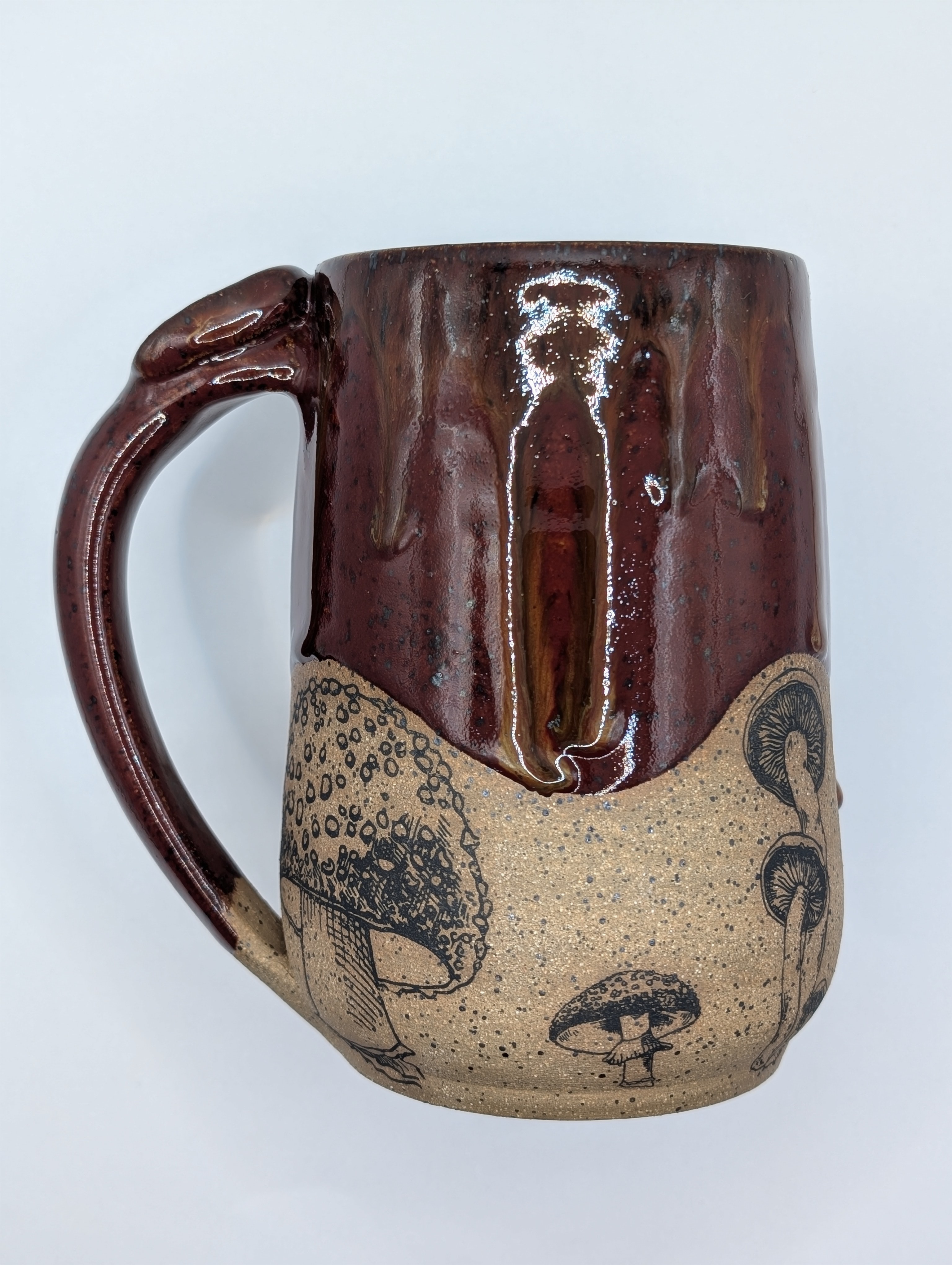 Mushroom mug • 22oz • caramel apple