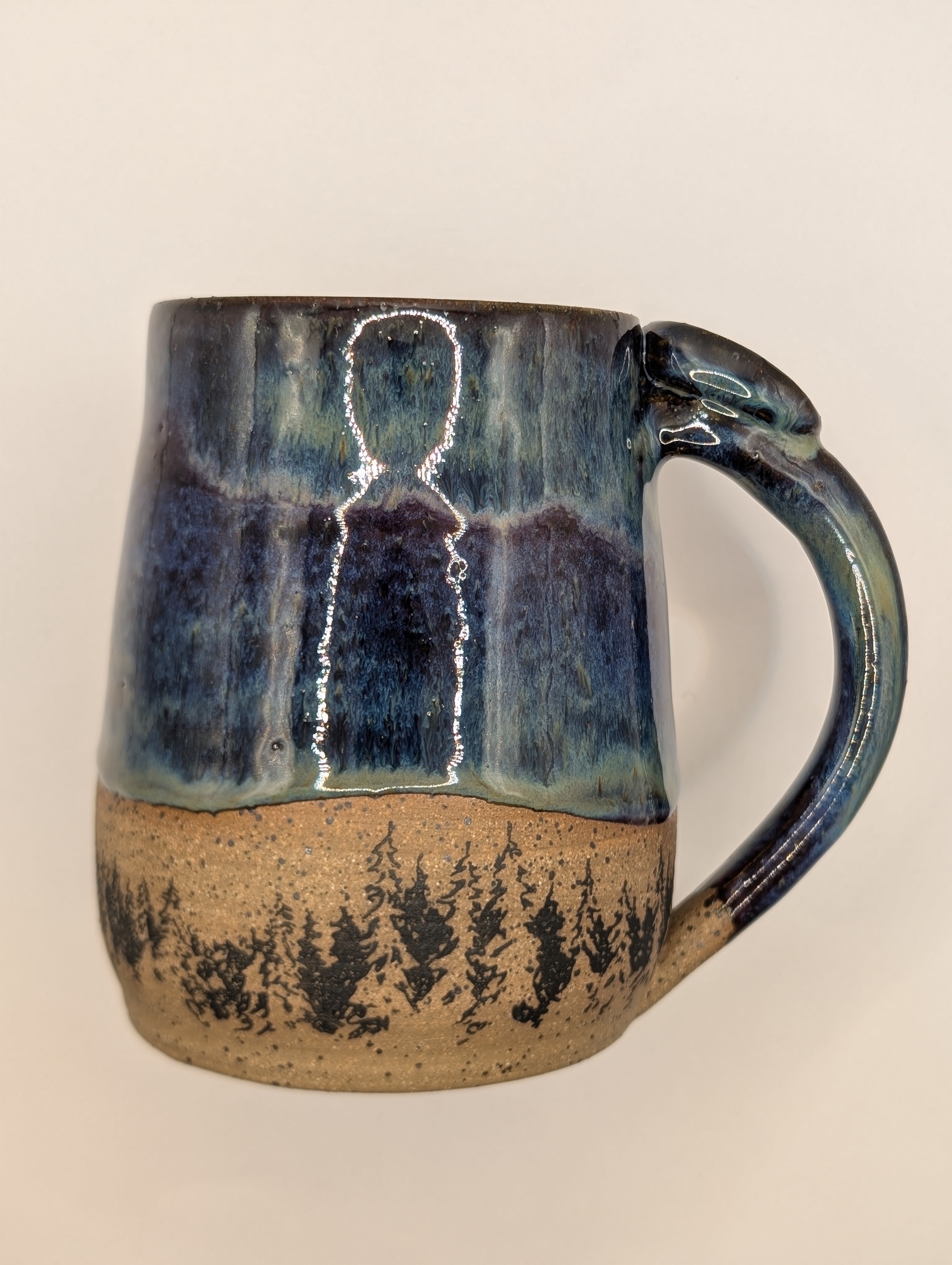 Conifer mug • 20oz • aurora borealis 