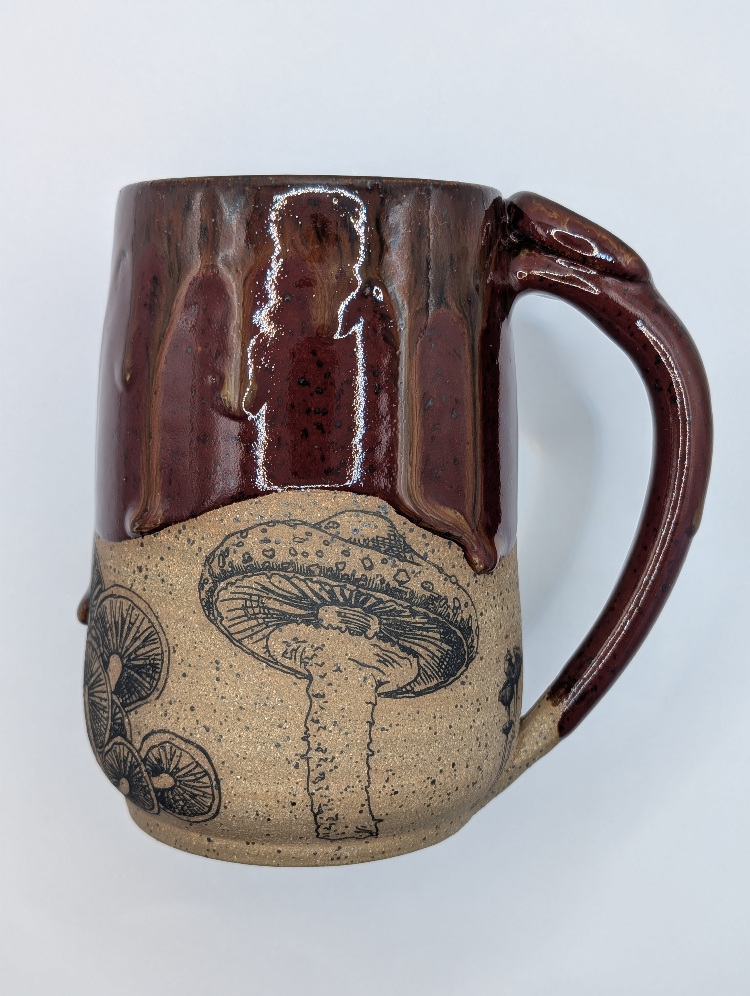 Mushroom mug • 22oz • caramel apple 