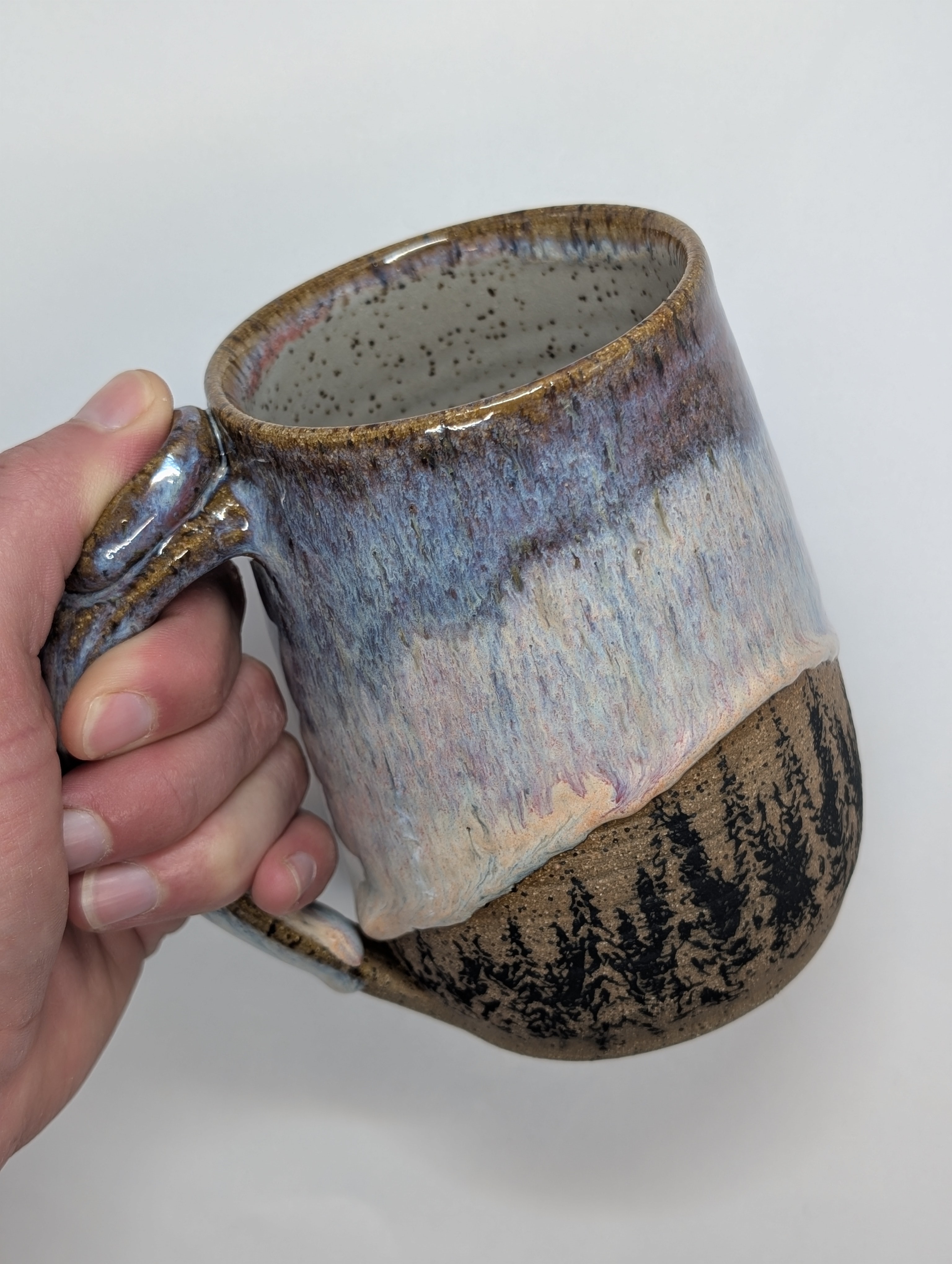 Conifer tree mug • 22oz • aurora tie dye 